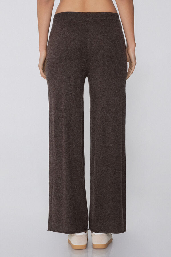 Довгі Щільні Штани-Палаццо з Вовною  