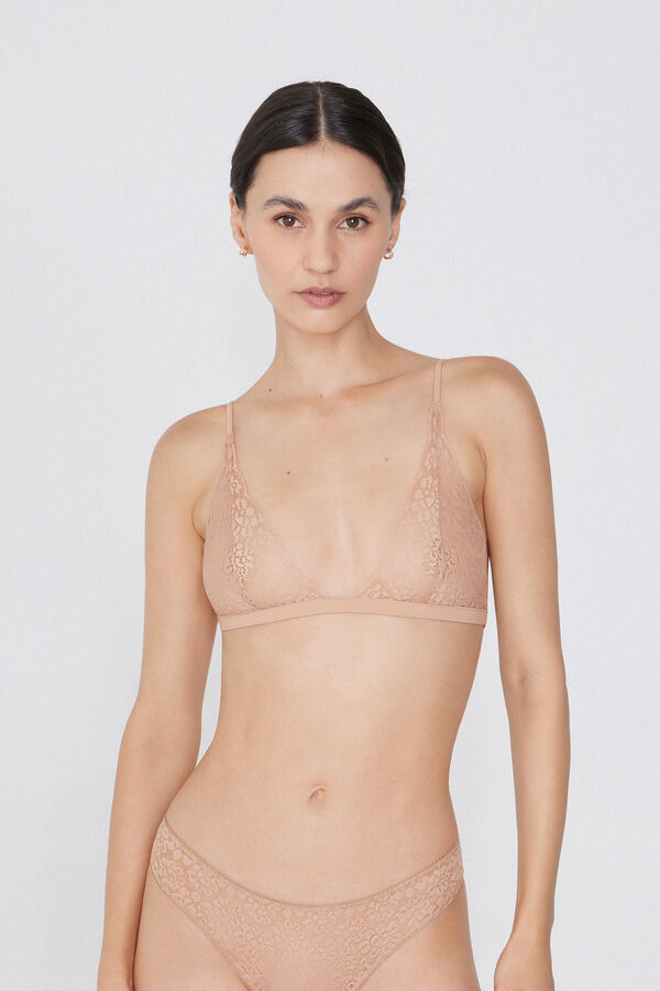 Бюстгальтер-Треугольник Lisbon из Переработанного Кружева Без Уплотнения  