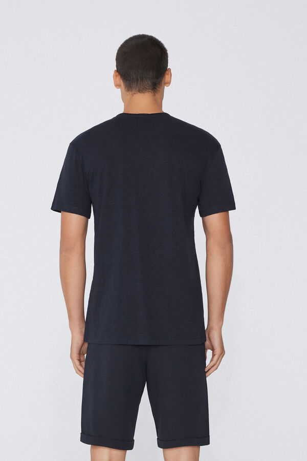 Cotton T-Shirt with Pocket  