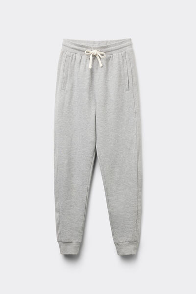 Heavy Sweatpants with Drawstrings and Pockets