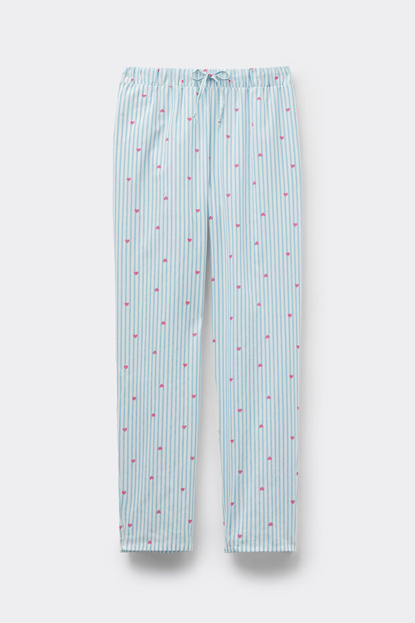 Cotton Canvas Drawstring Trousers  