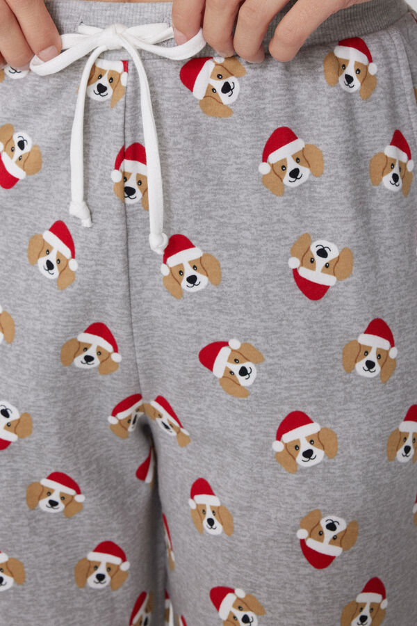 Heavy Printed Cotton Joggers  