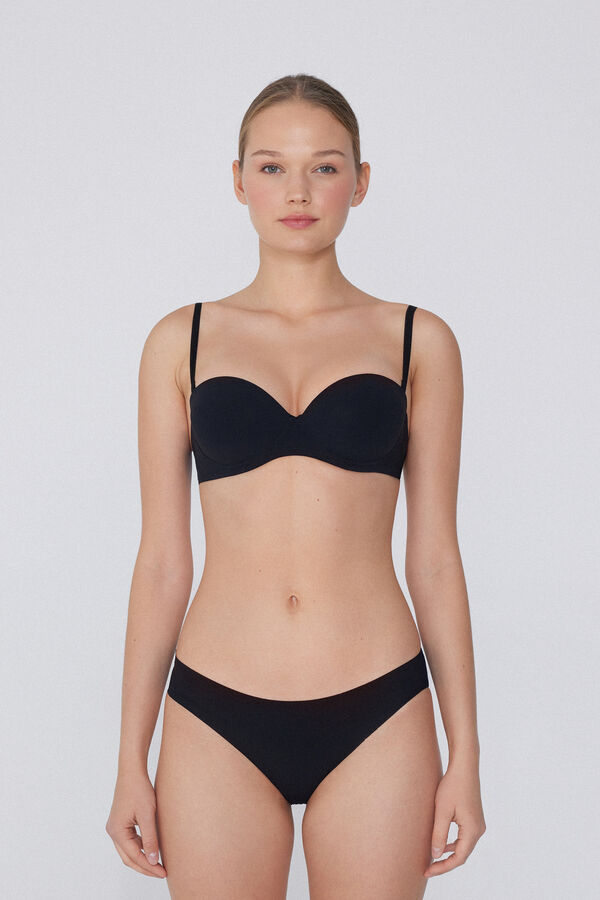 Madrid Super Padded Recycled Microfibre Bandeau Bra  