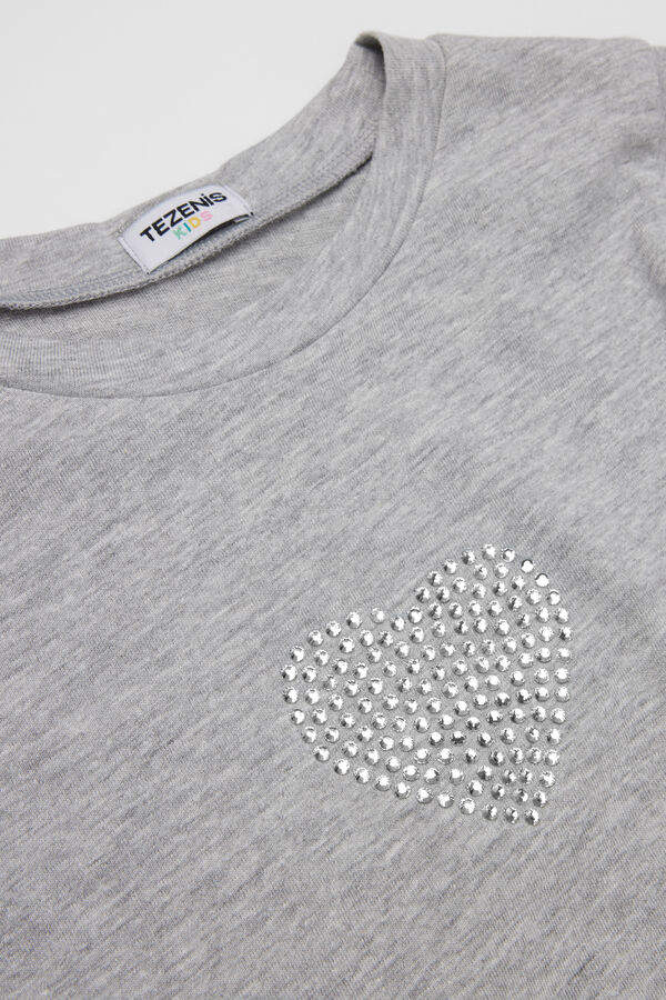 Лонгслив из Хлопка с Принтом для Девочек  