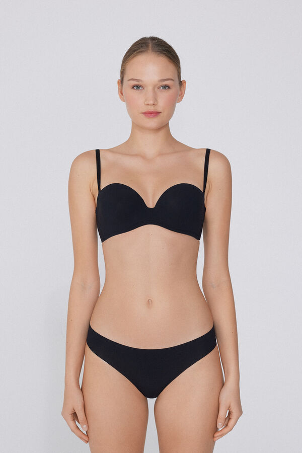 New York Padded Microfibre Bandeau Bra  