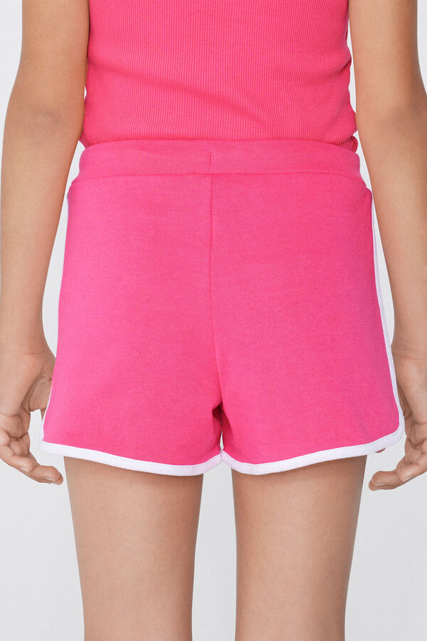 D&iacute;vč&iacute; Kraťase z Bavlněn&eacute; Tepl&aacute;koviny s Paspulkou  