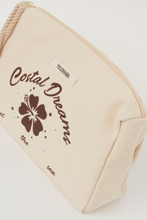 Bolsa Porta-Objetos em Lona com Fecho  