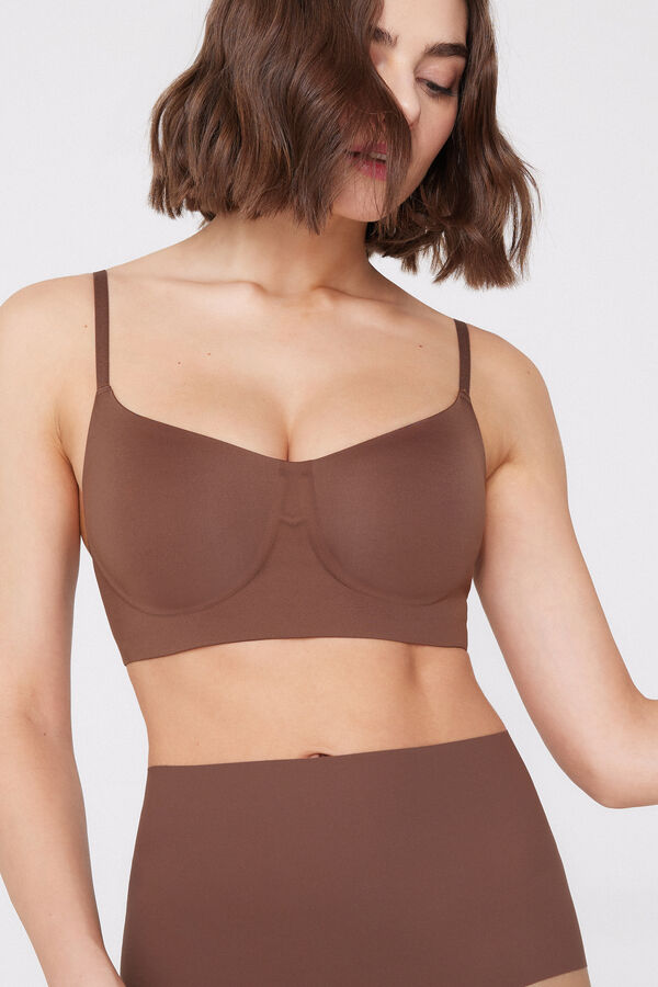 Balconette-BH Raw Edge Natural Lifting  
