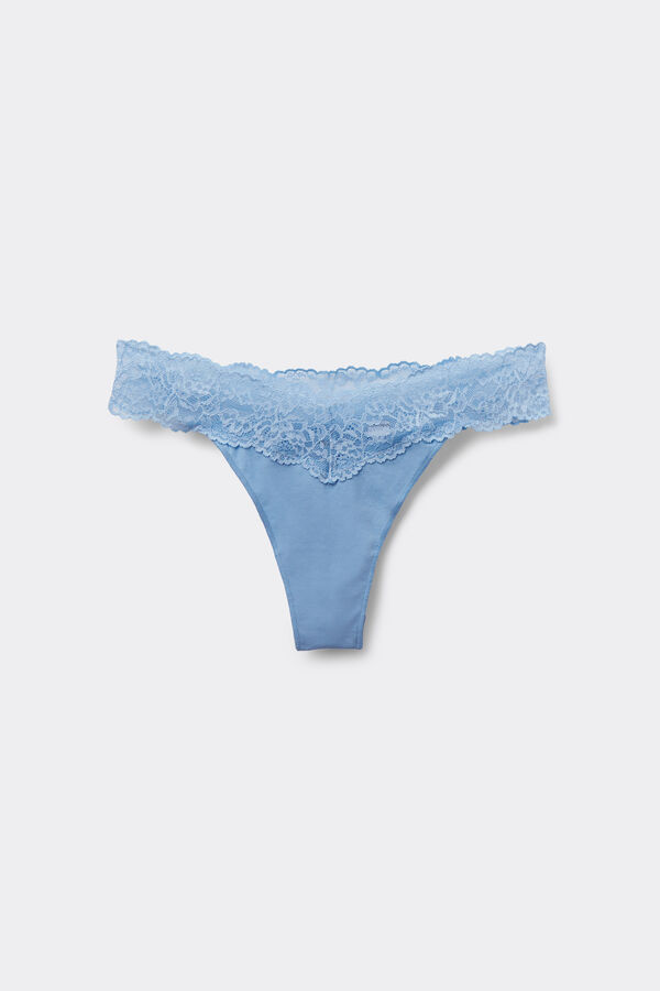 Brazilian Briefs in Cotton and Recycled Lace  