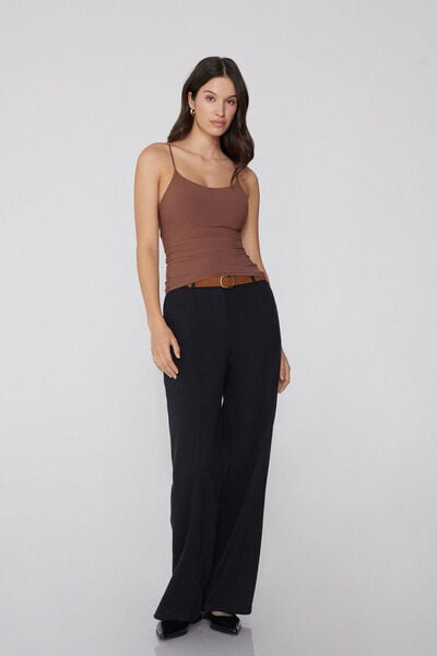 Tanktop met Verstelbare Schouderbandjes Natural Lifting 2 in 1