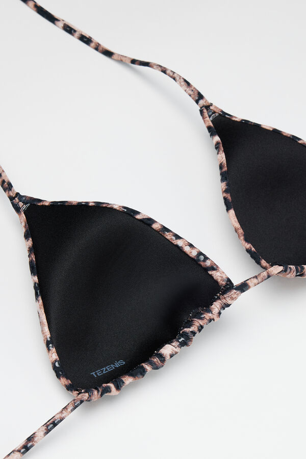 Wild Soul Lightly Padded Triangle Bikini Top  