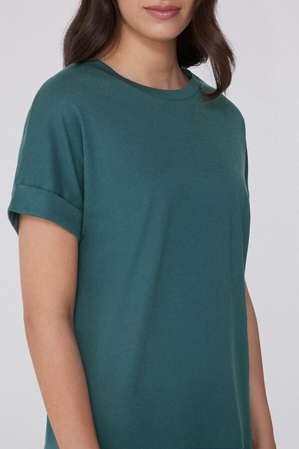 Футболка Бавовняна Кімоно із Закотами  