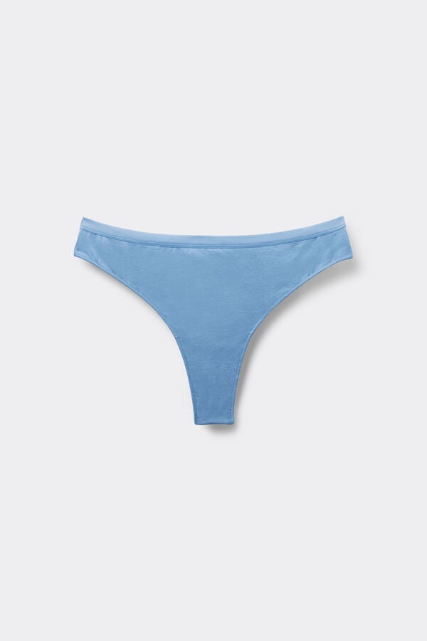 Plain Colour Cotton Brazilian Briefs  