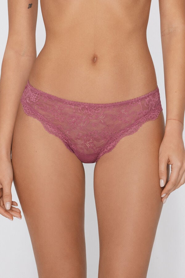 Culotte Br&eacute;silienne en Dentelle Recycl&eacute;e  