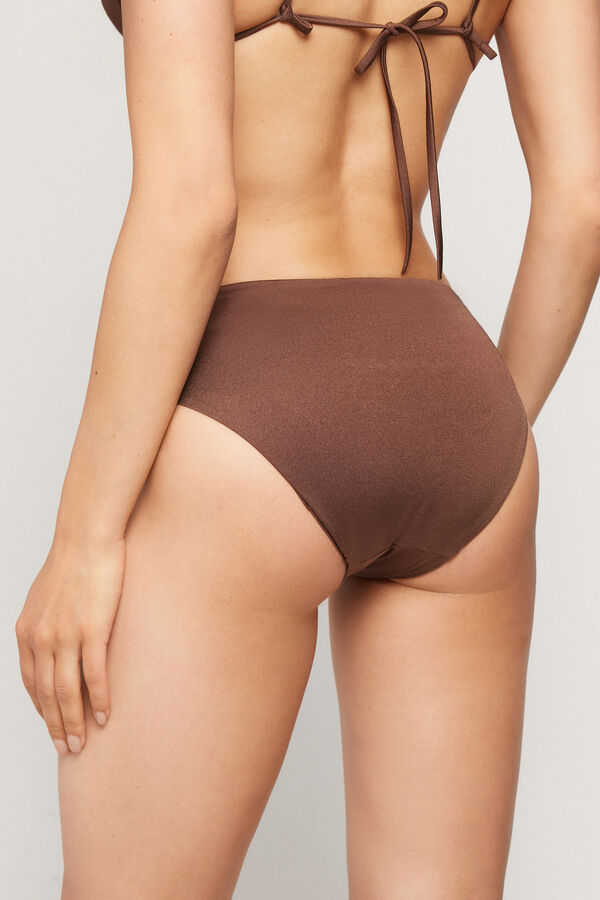 Royal Essence Barna Magas Derek&uacute; Bikini Als&oacute;  