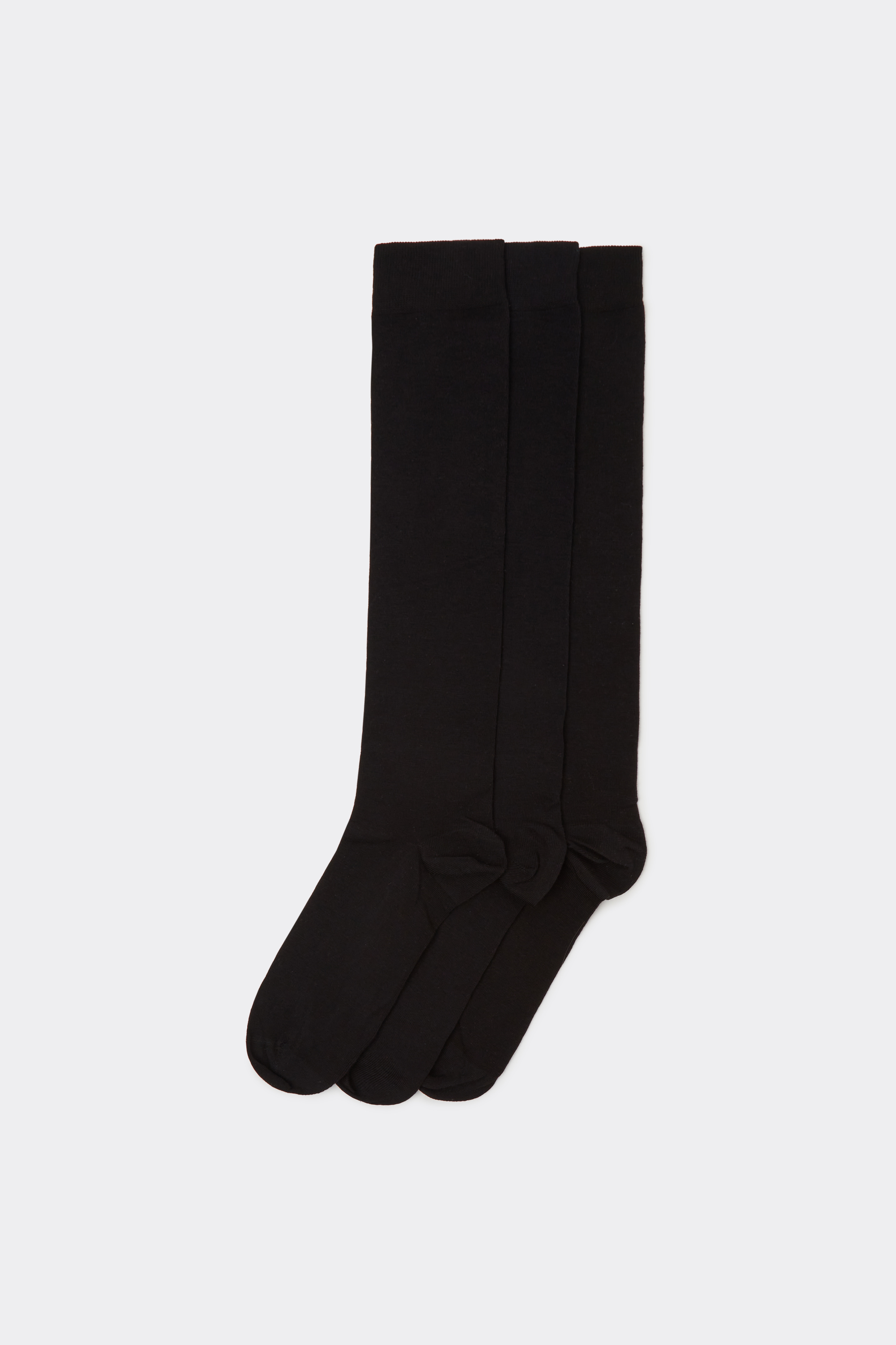 3 X Calzino Lungo Cotone Leggero