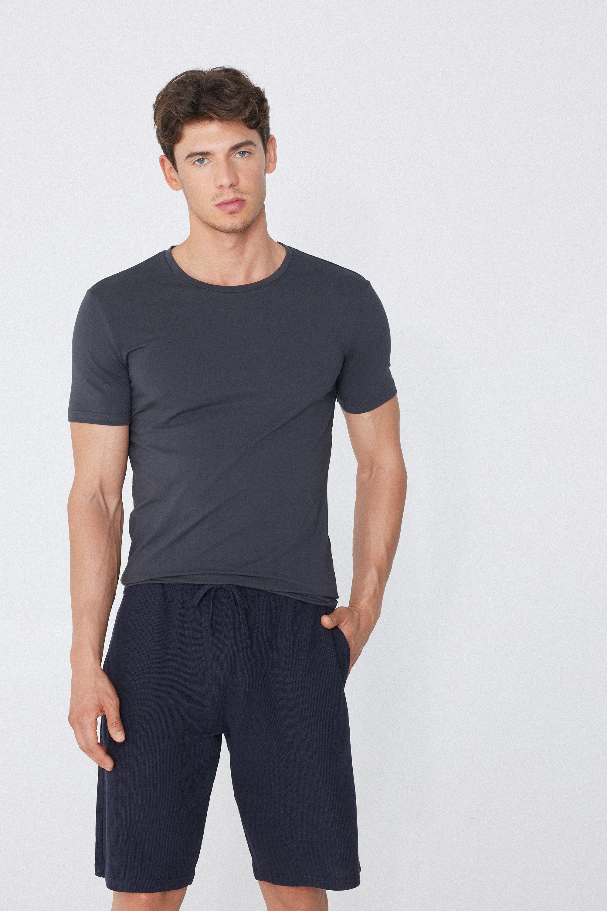 Organic Stretch Cotton T-Shirt