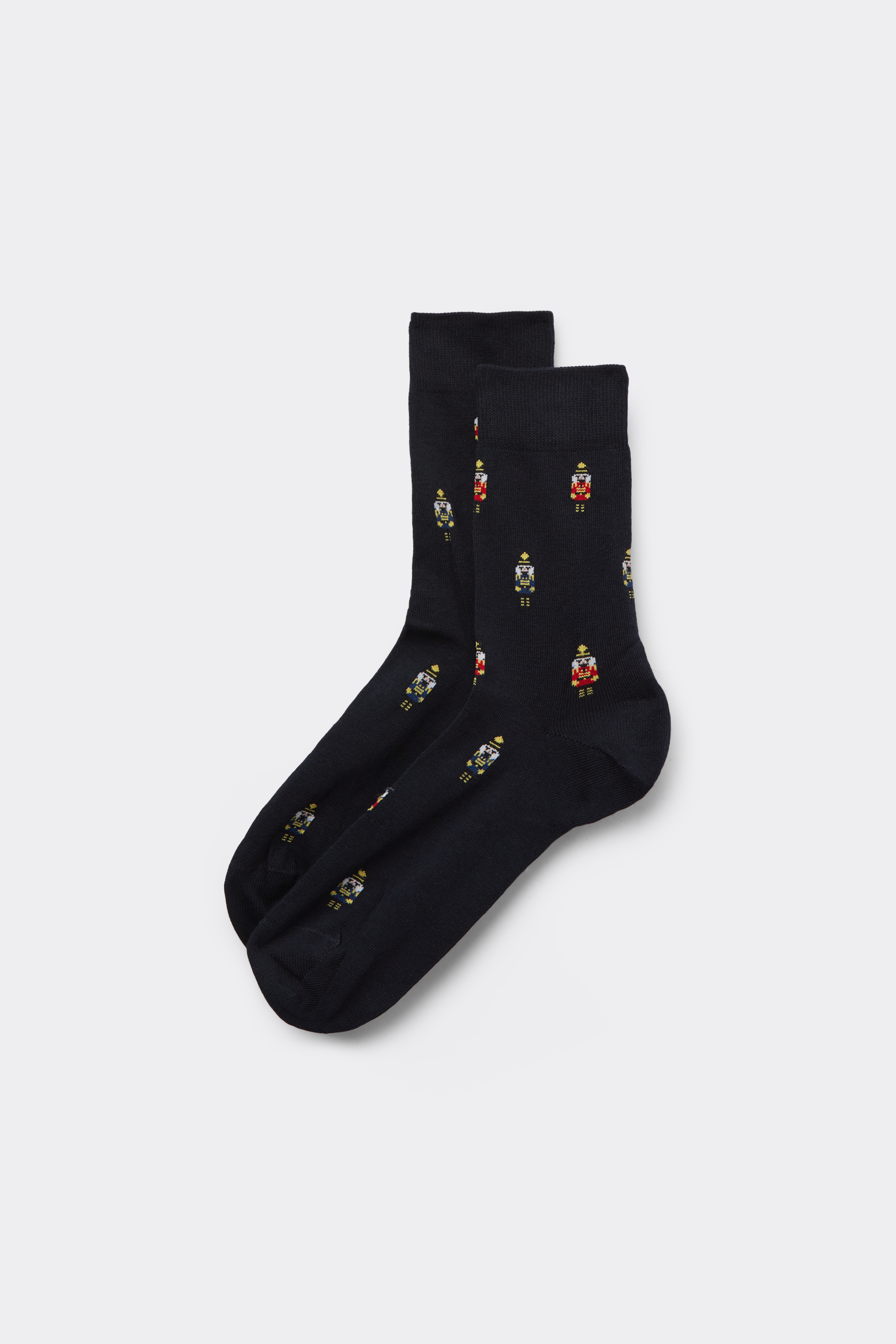Men&rsquo;s Patterned Cotton Crew Socks