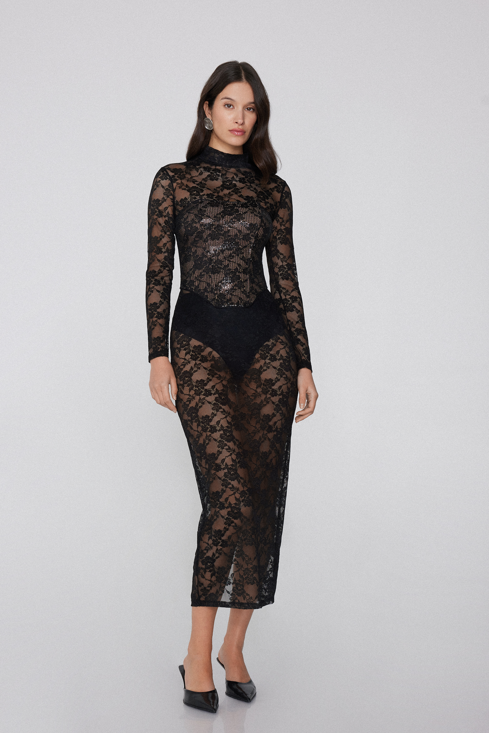 Luxury Dream Long-Sleeved Long Dress