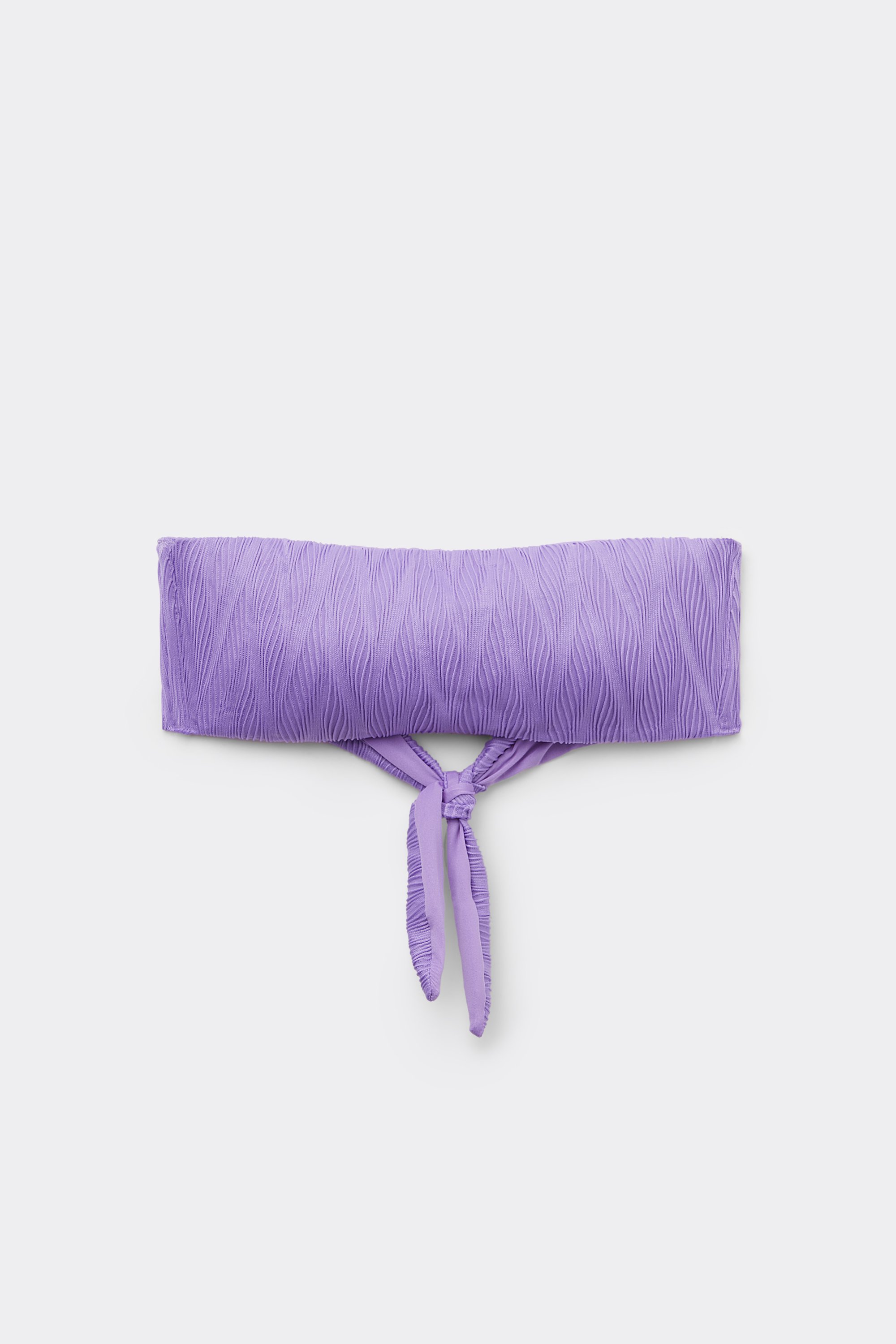 Timeless Chevron Bandeau Bikini Top with Removable Padding