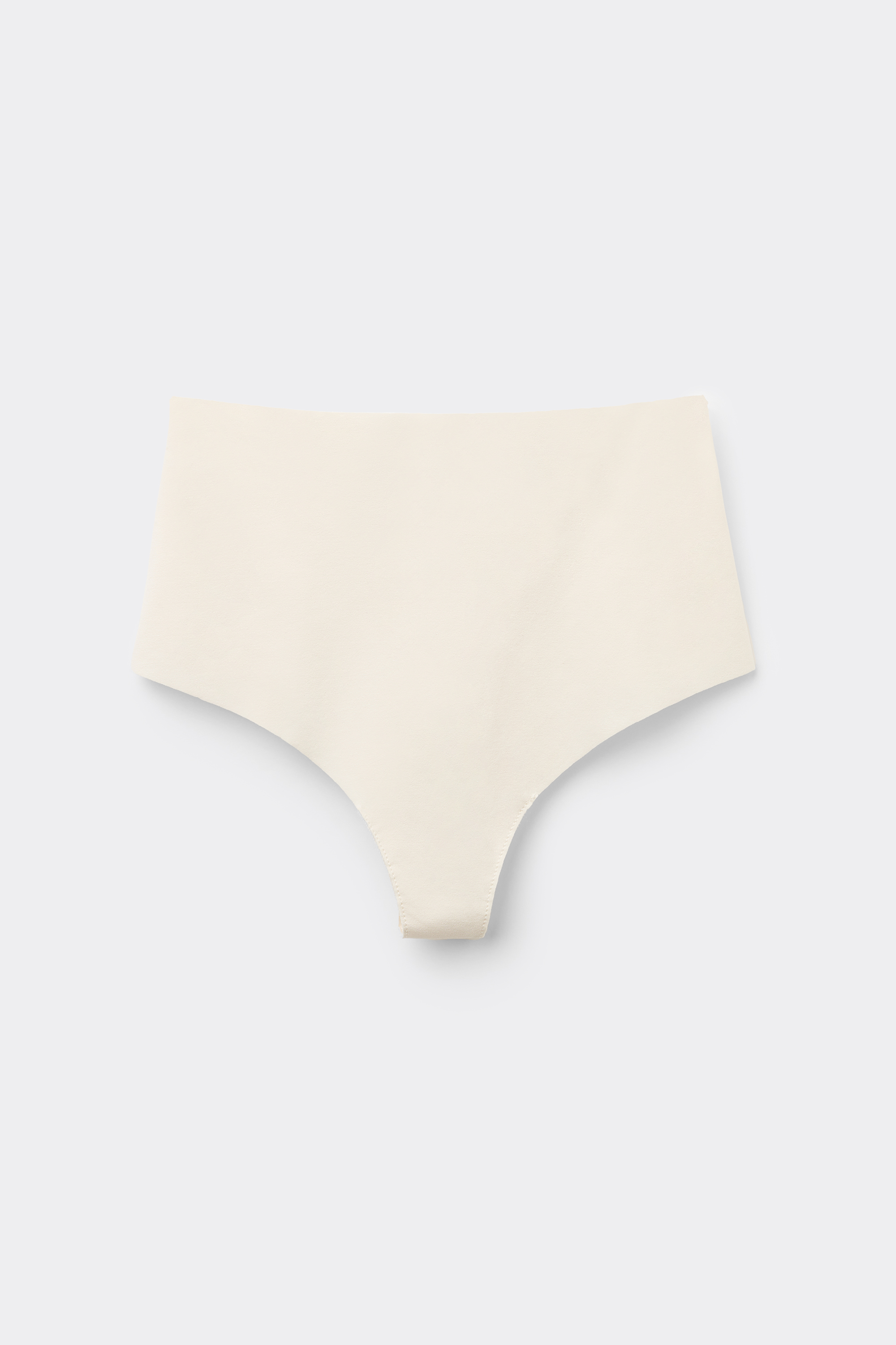 Recycled Microfiber High-Waisted Laser-Cut Brazilian Panties