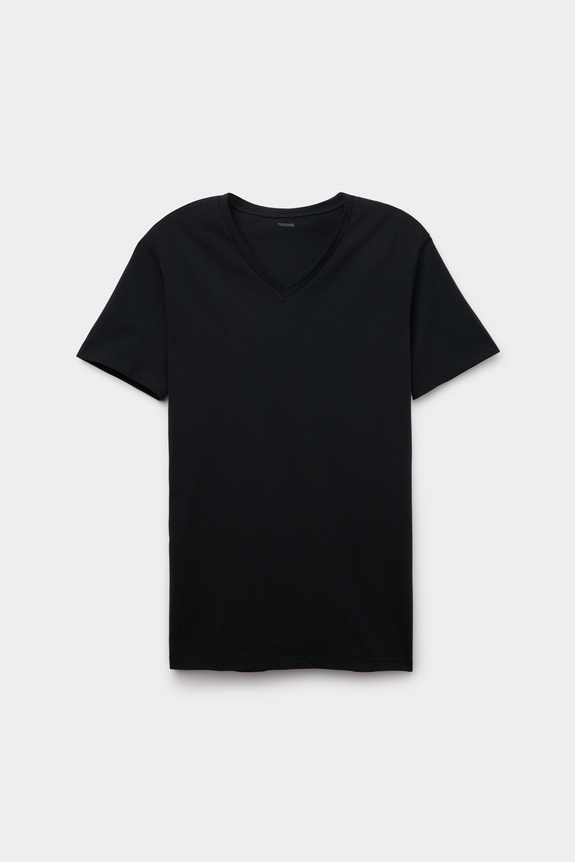 V-Neck T-Shirt in Organic Stretch Cotton