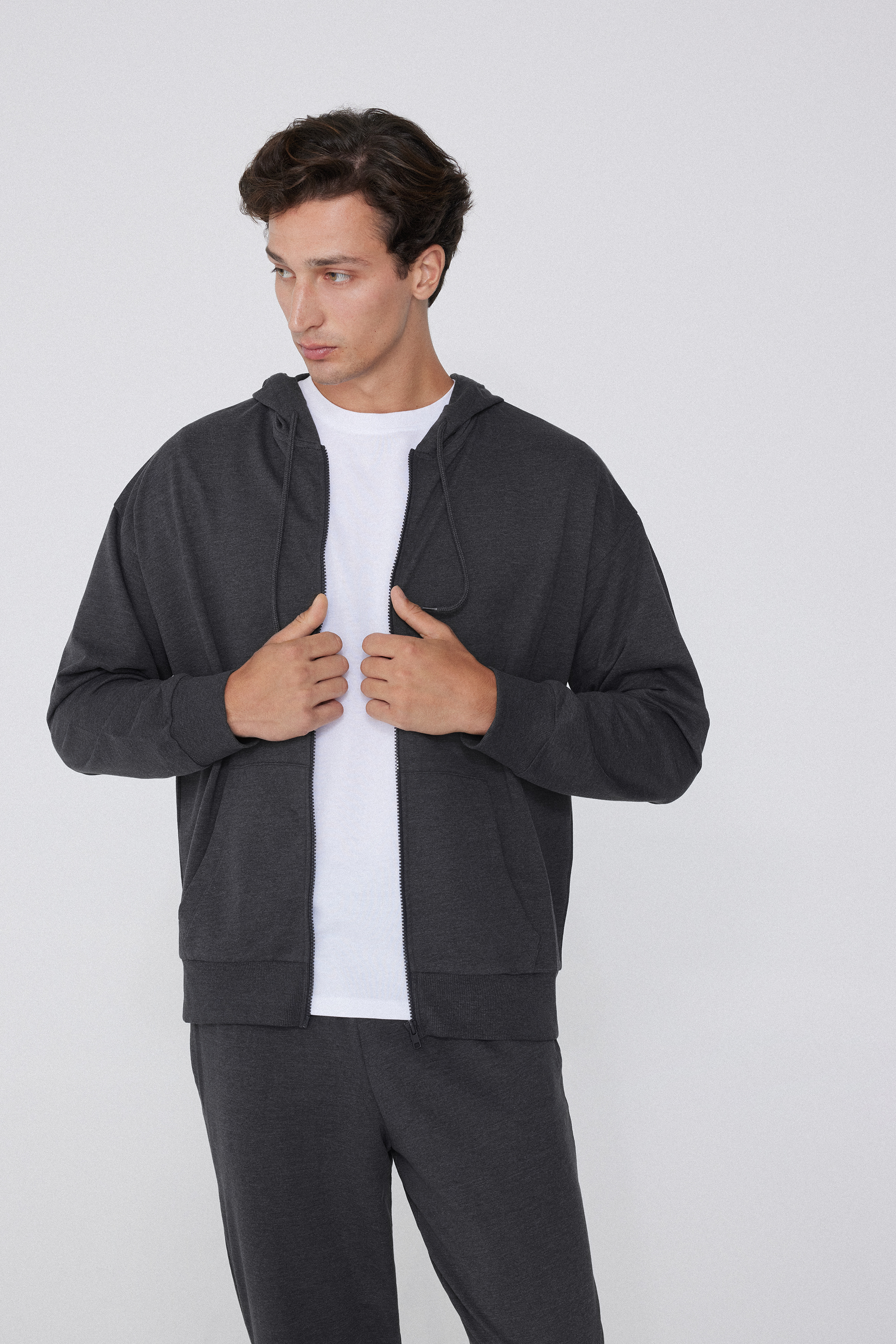 Long Sleeve Zip-Up Hoodie