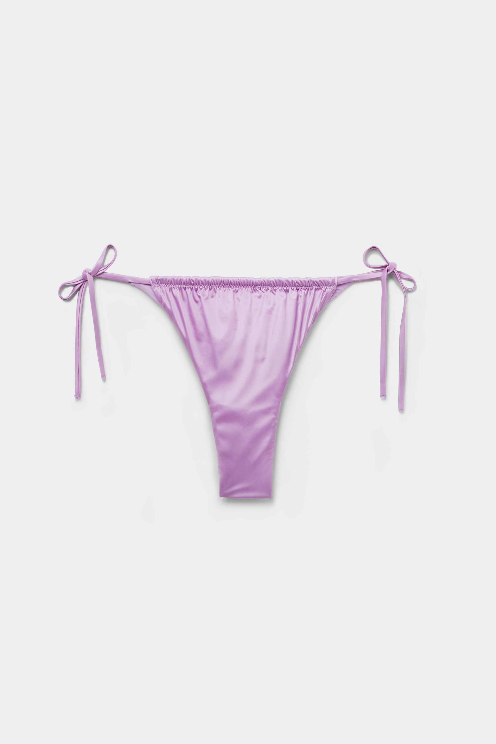 Bikini Brasiliano Fianchetti Sottili Shiny Glam Lilla