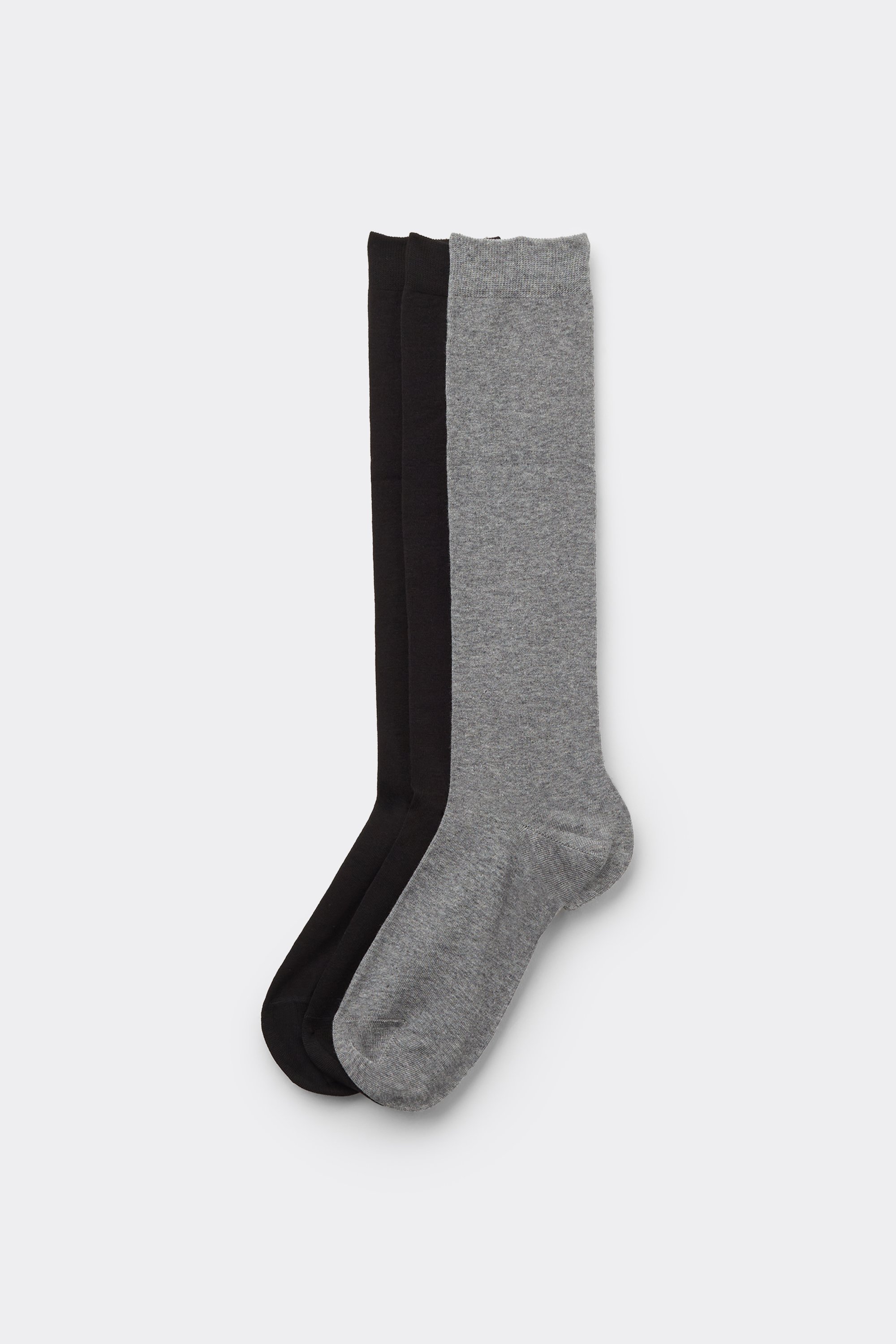 3 Paia Calzini Lunghi in Cotone