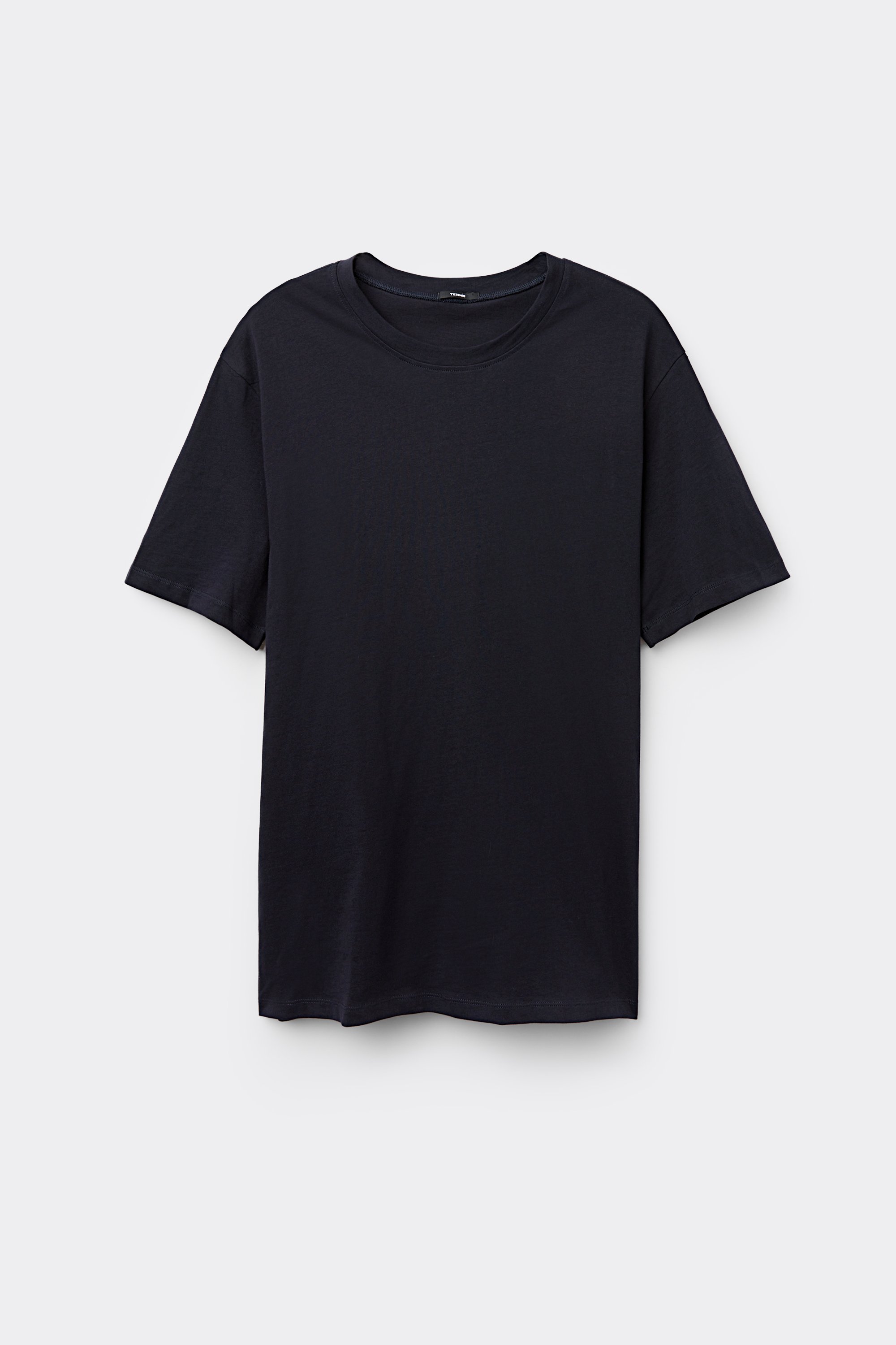 Luźny T-shirt męski basic z bawełny