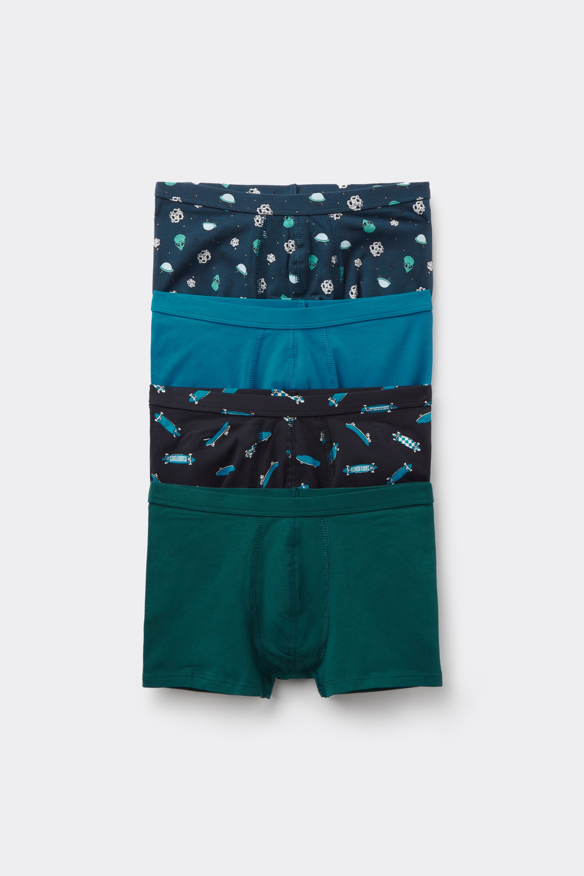 4 Parells B&ograve;xers Nen de Cot&oacute; Estampat