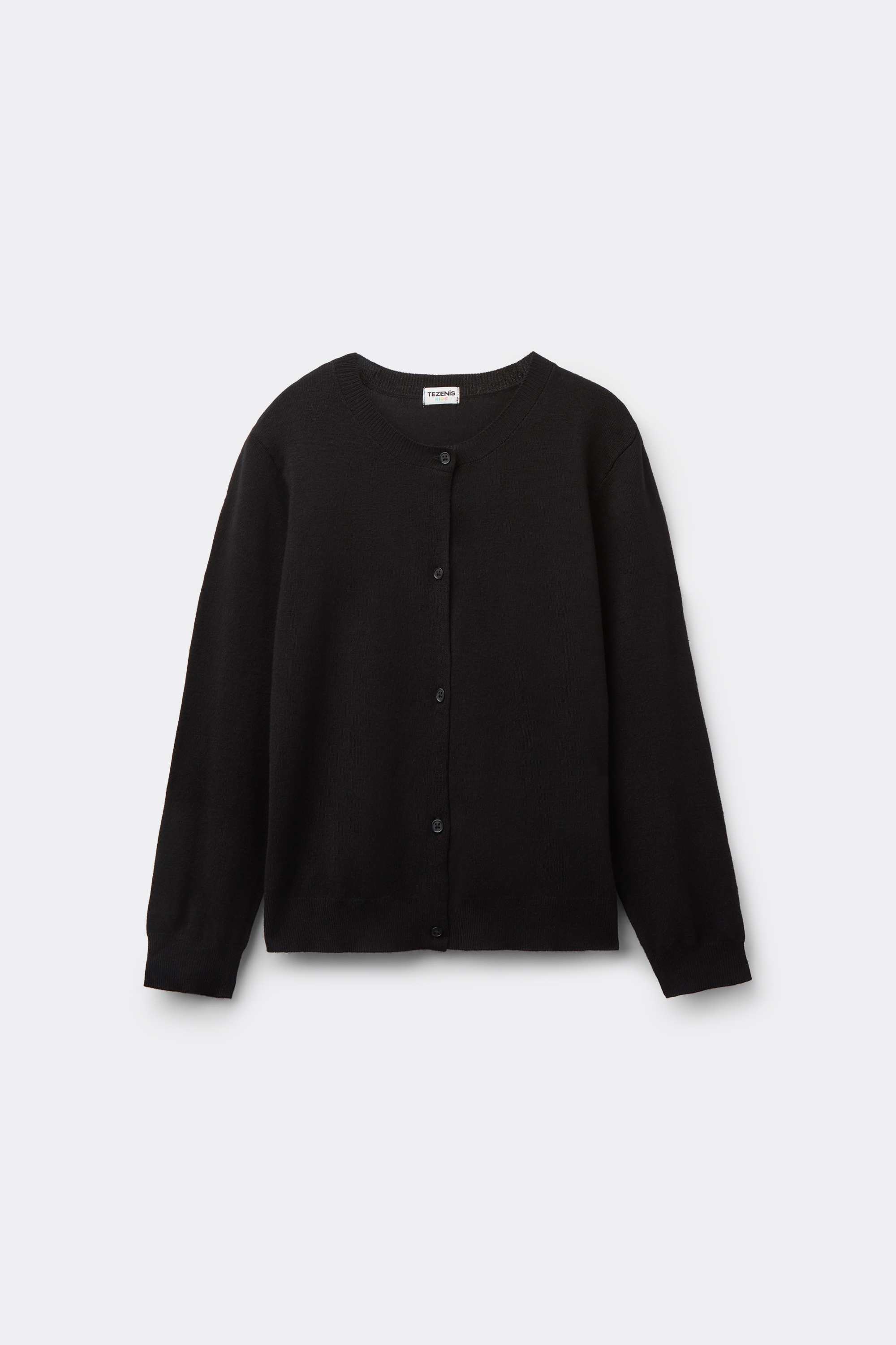 Cardigan Col Rond &agrave; Boutons Fille