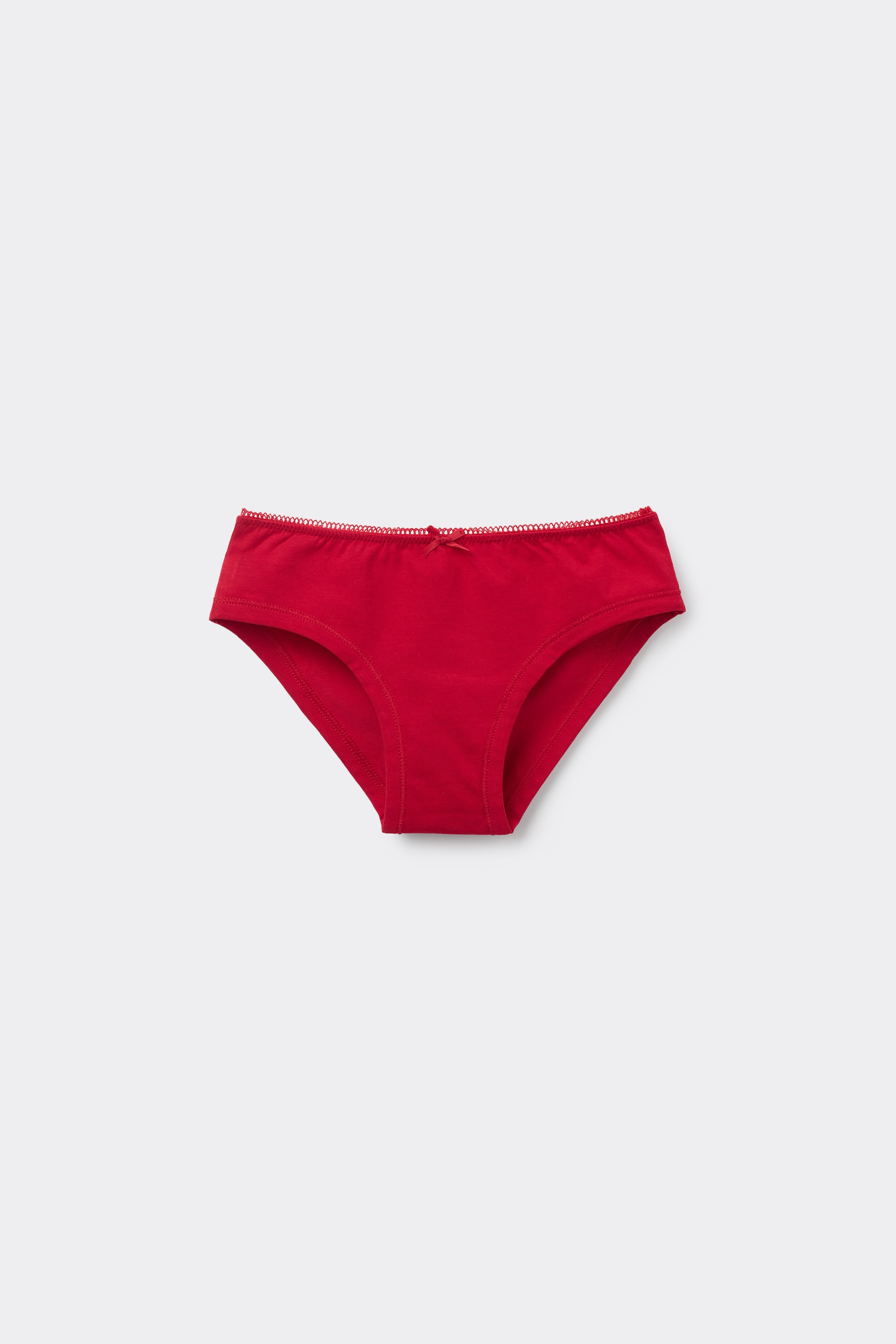 Girls&rsquo; Basic Plain Colour Cotton Briefs