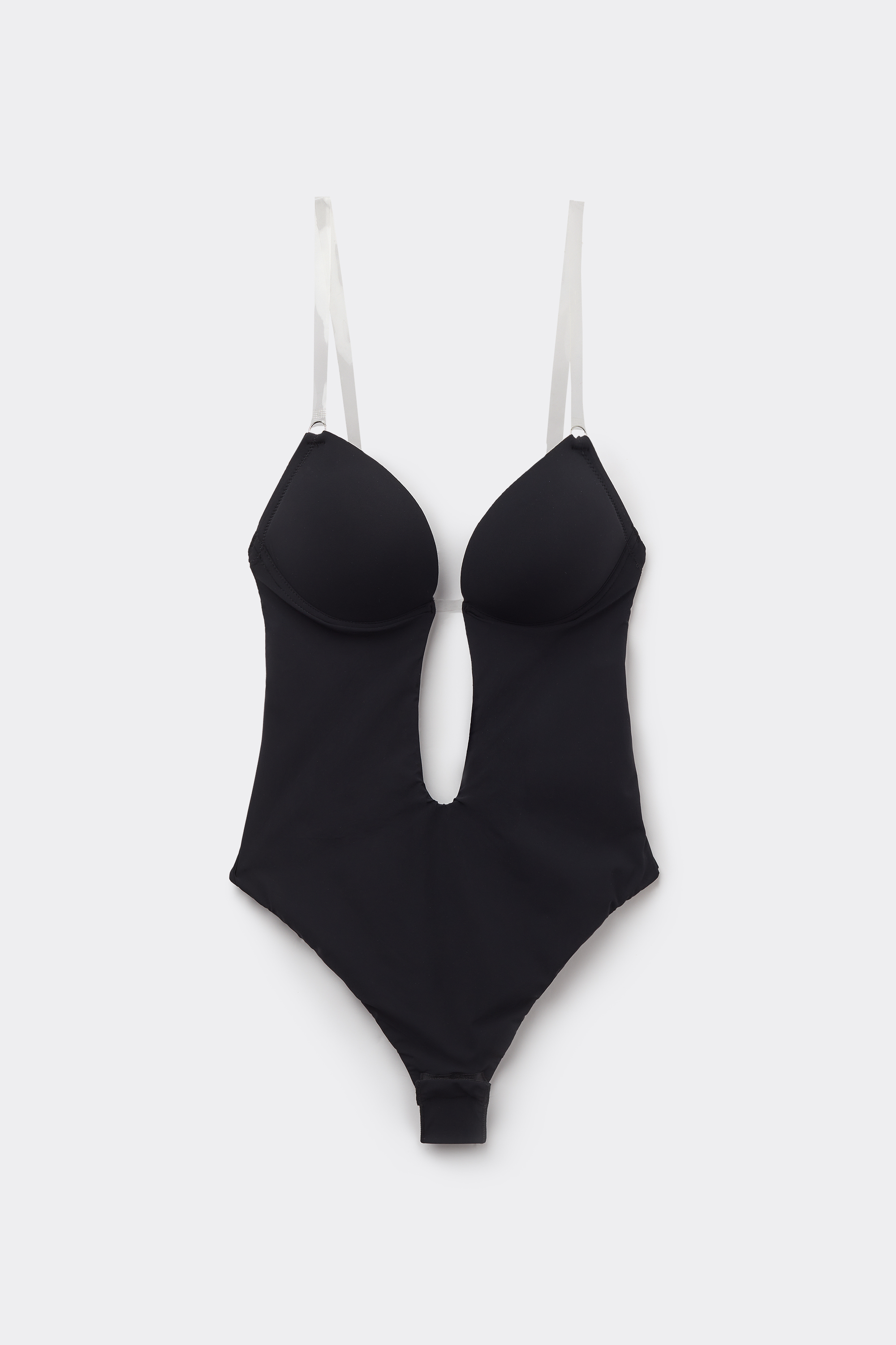 Recycled Microfibre Padded Push-Up Body with Silicone Shoulder Straps