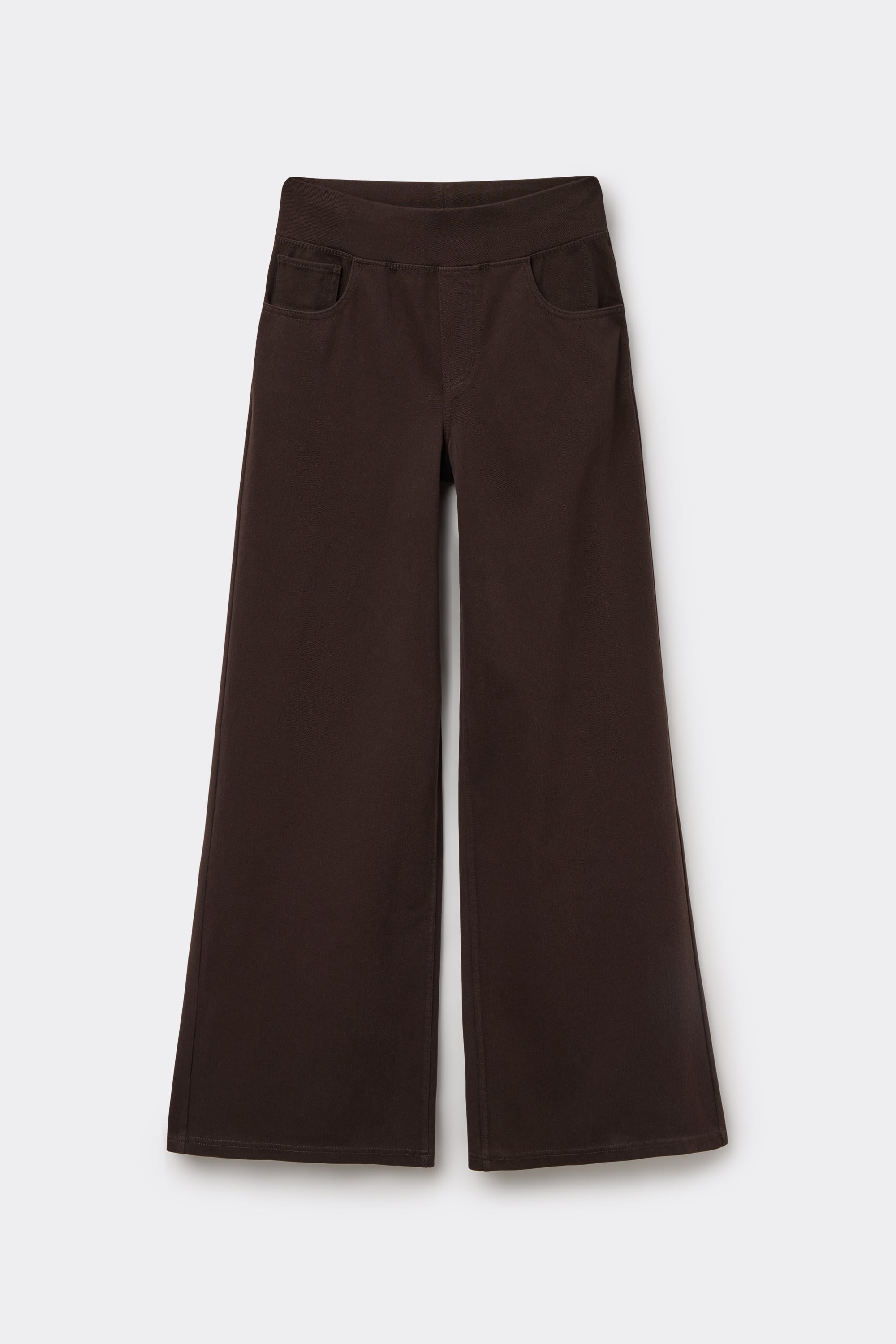 Palazzohose aus Extra-Stretch-Denim