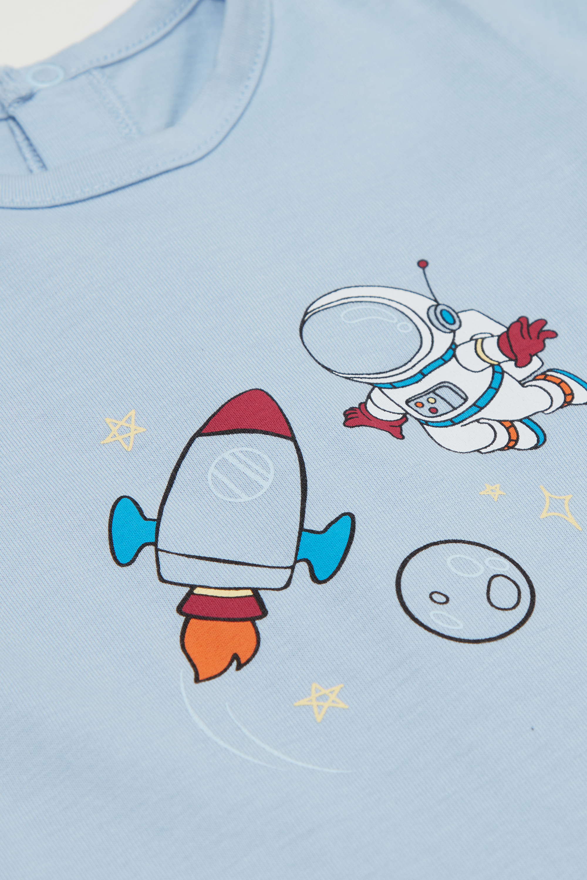 Baby Pure Cotton Playsuit with Long Sleeves