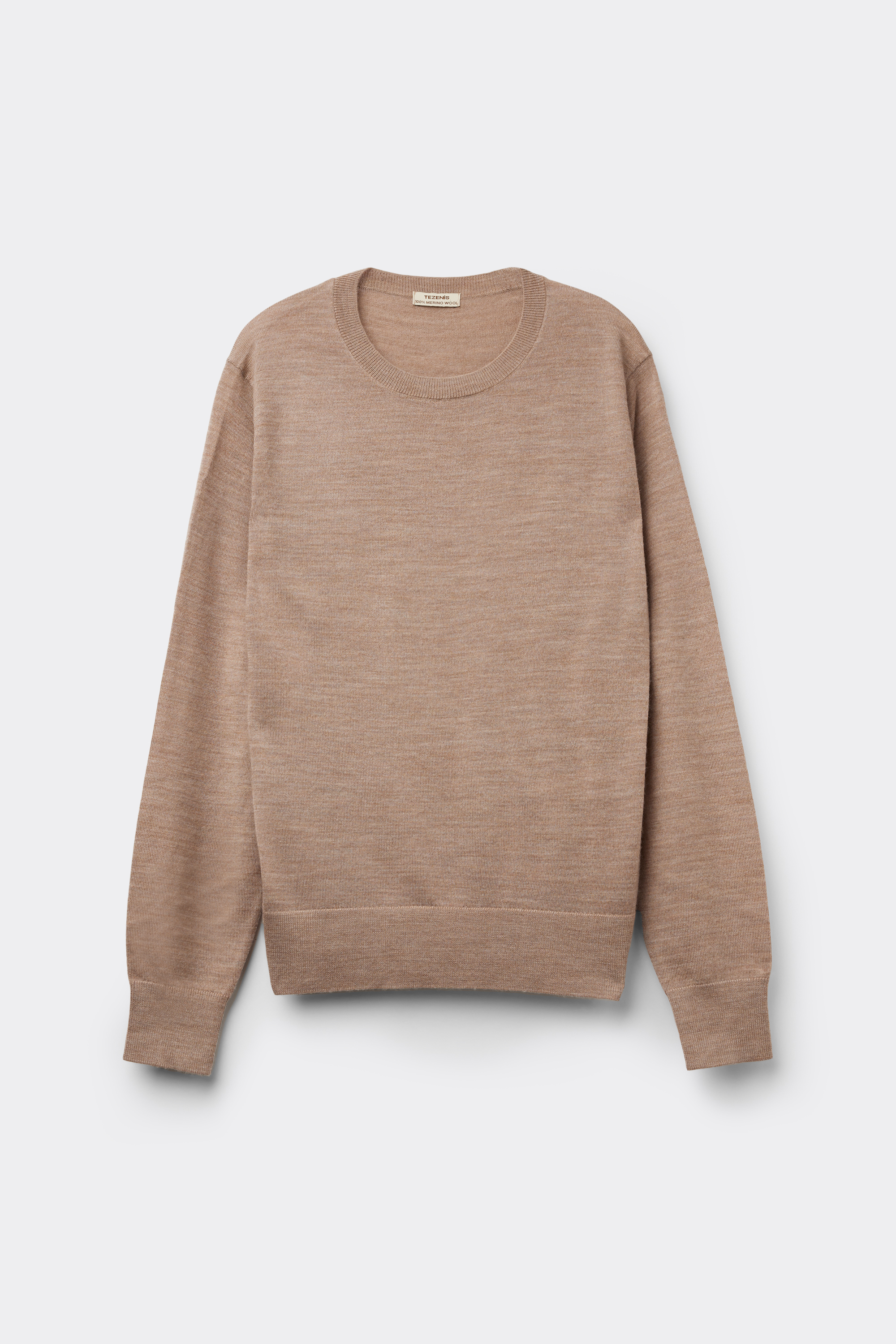 Topla Majica s Okruglim Izrezom, 100&nbsp;% Merino Vuna