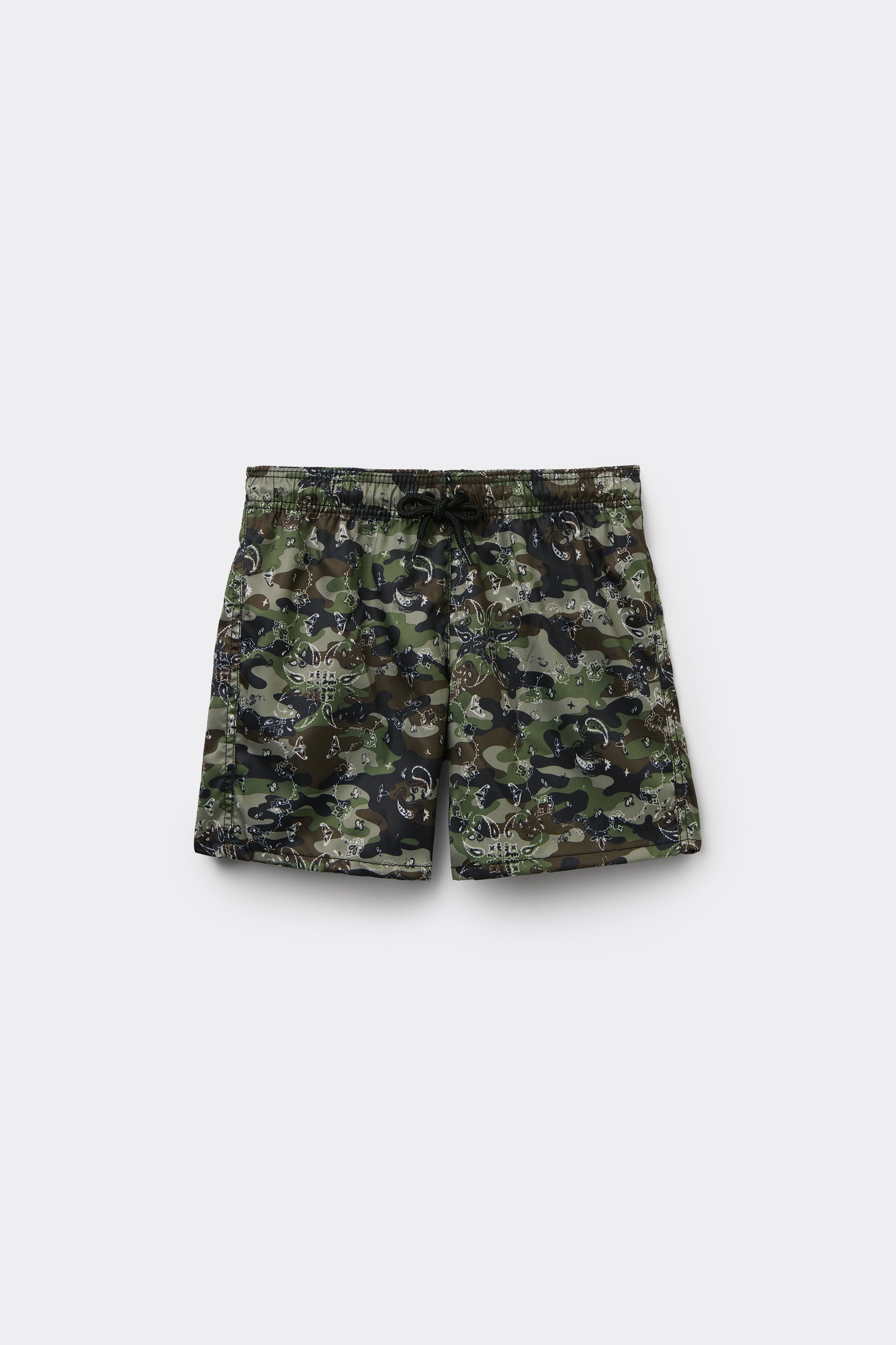 Boys&rsquo; Printed Canvas Swimming Shorts