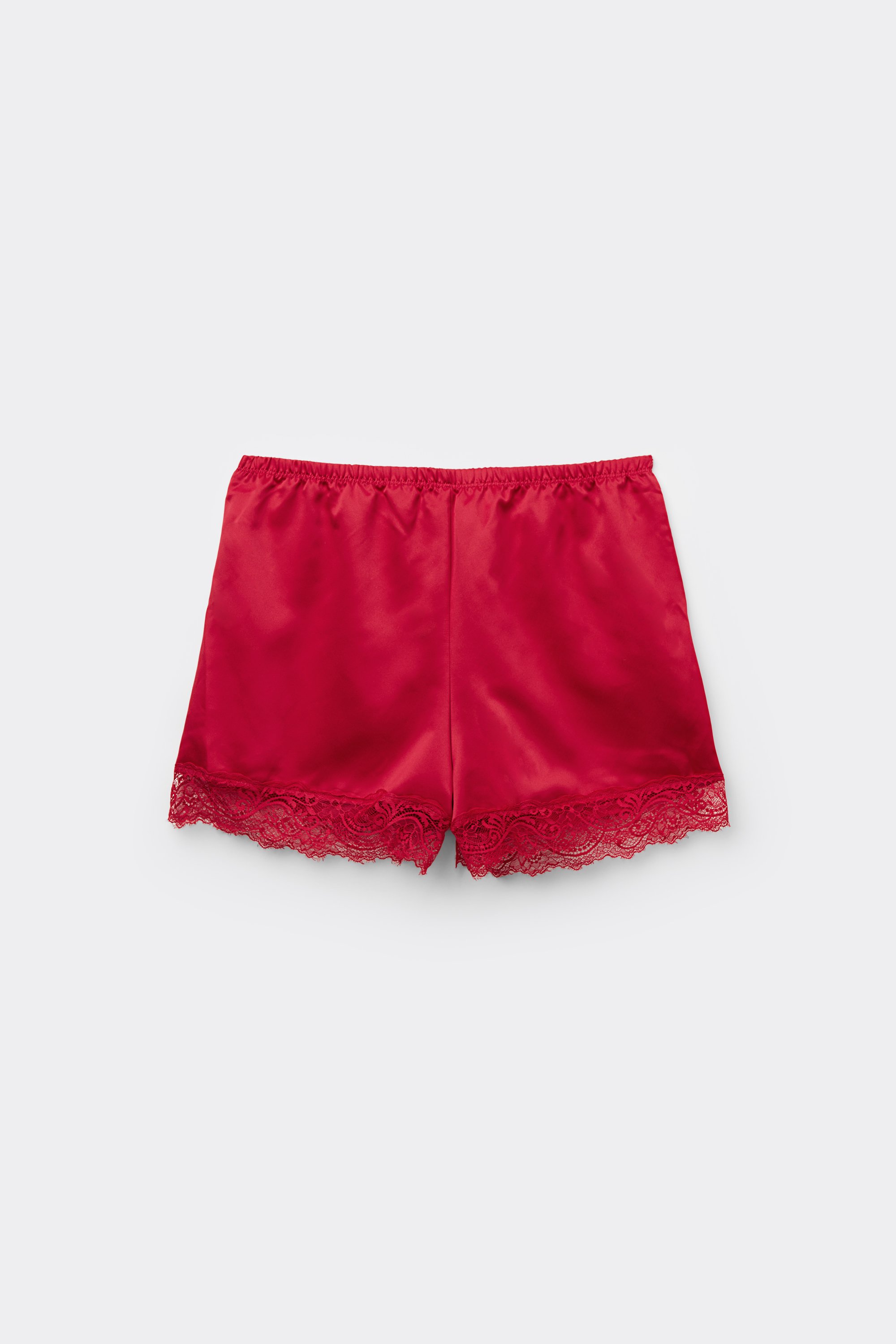 Satin and Lace Shorts