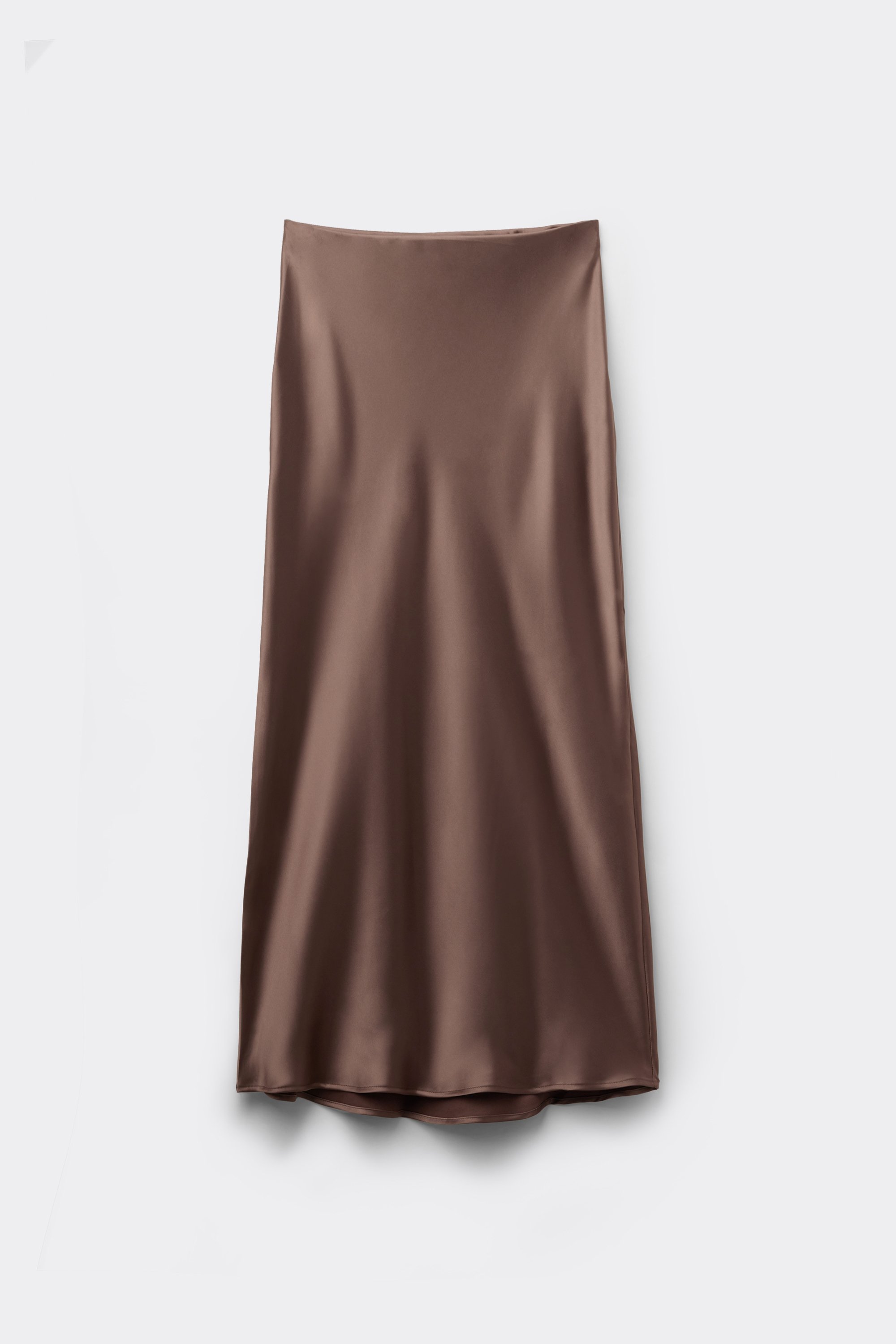 Satin Midi Skirt