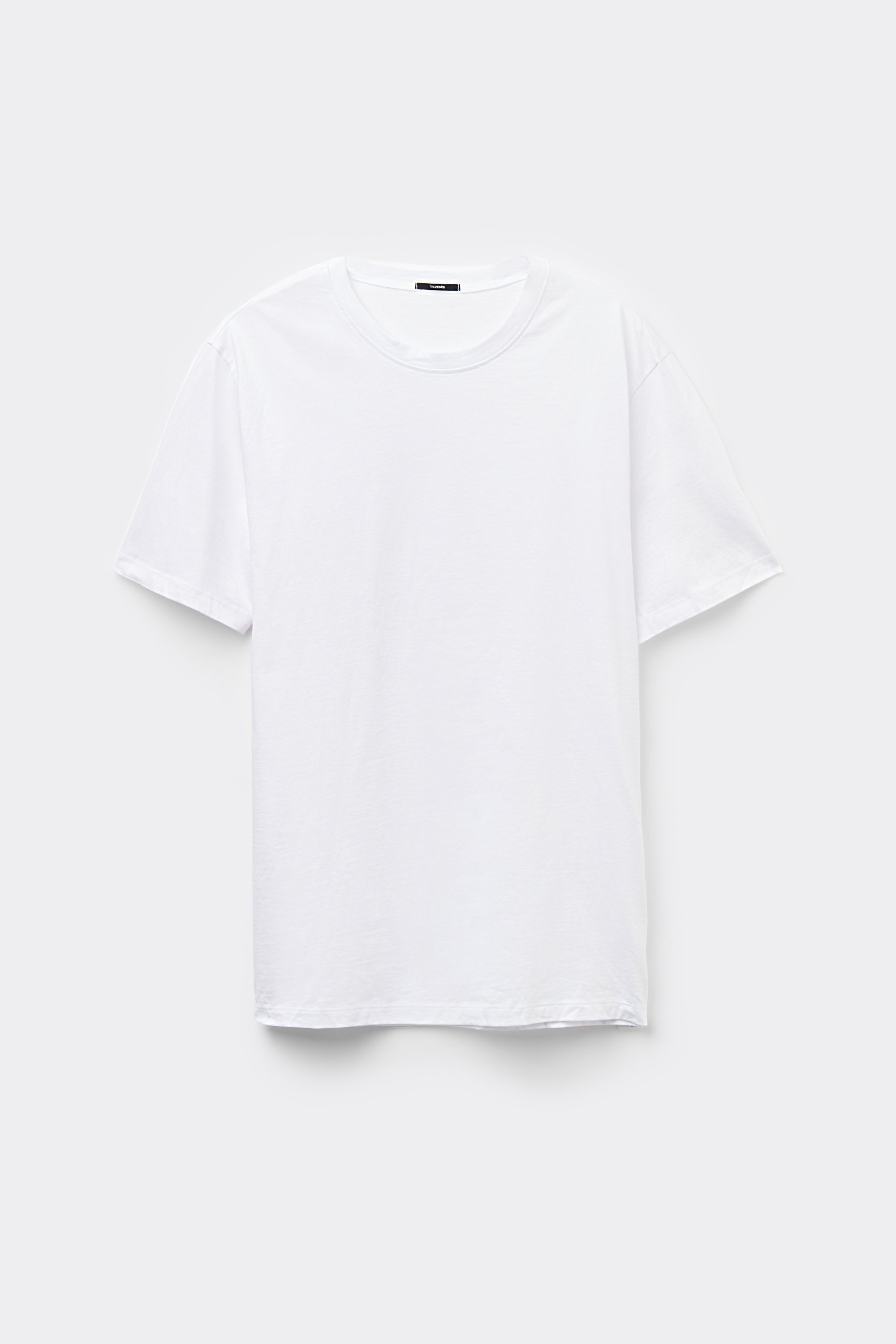 Luźny T-shirt męski basic z bawełny