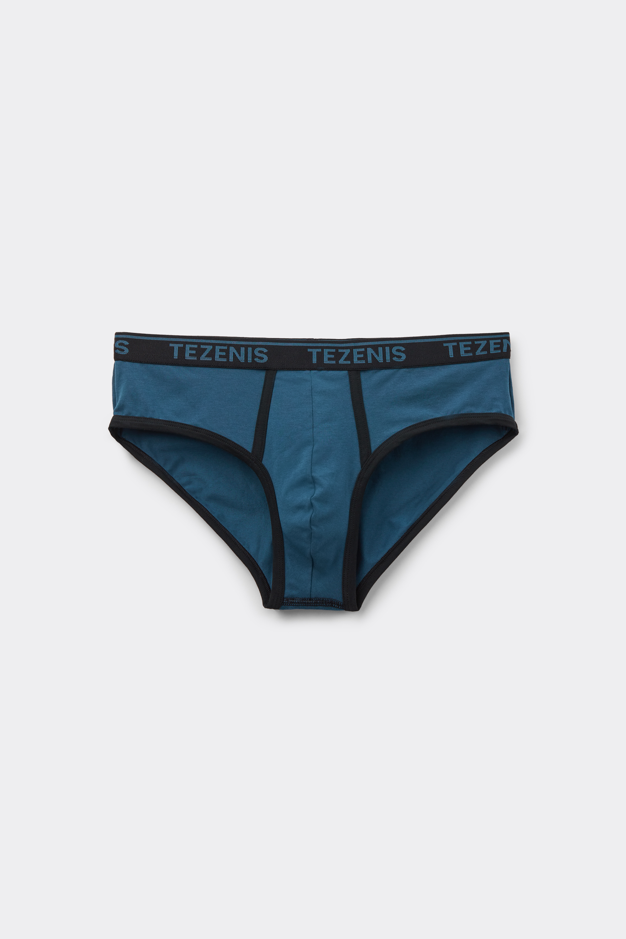 Organic Cotton Logo Briefs with Contrasting Edging