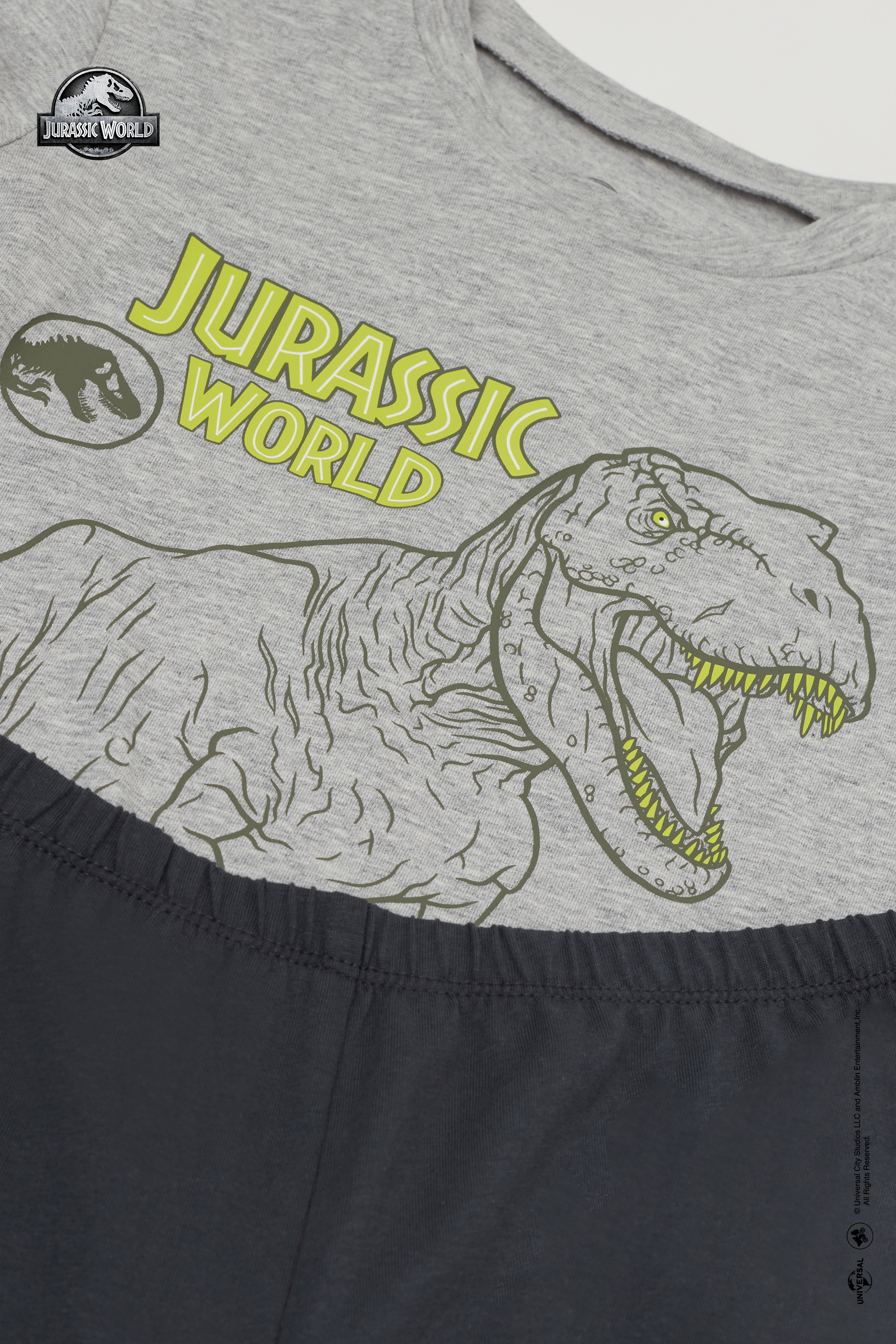 Pyjama Long en Coton Imprim&eacute; Jurassic World
