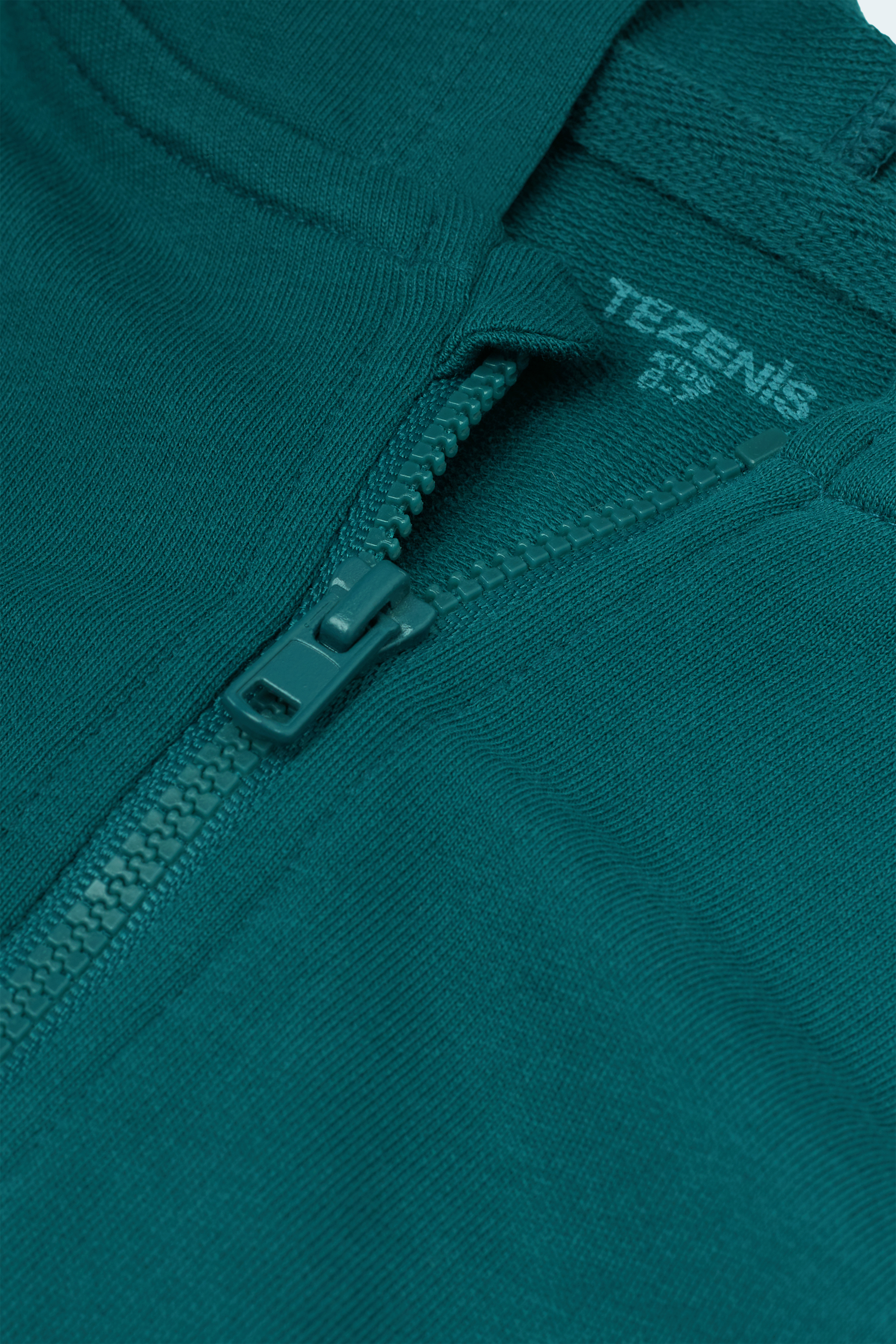 Dessuadora de Cot&oacute; amb Caputxa i Cremallera Unisex per a Nens