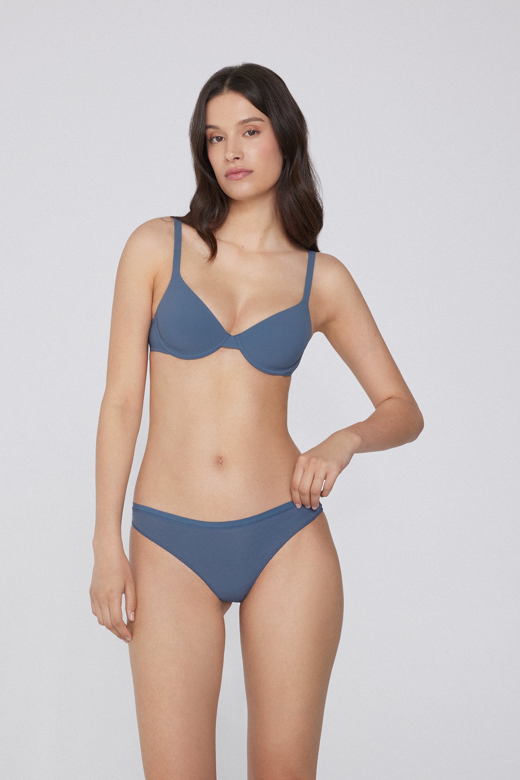 Brasiliano in Cotone Organico Tinta Unita