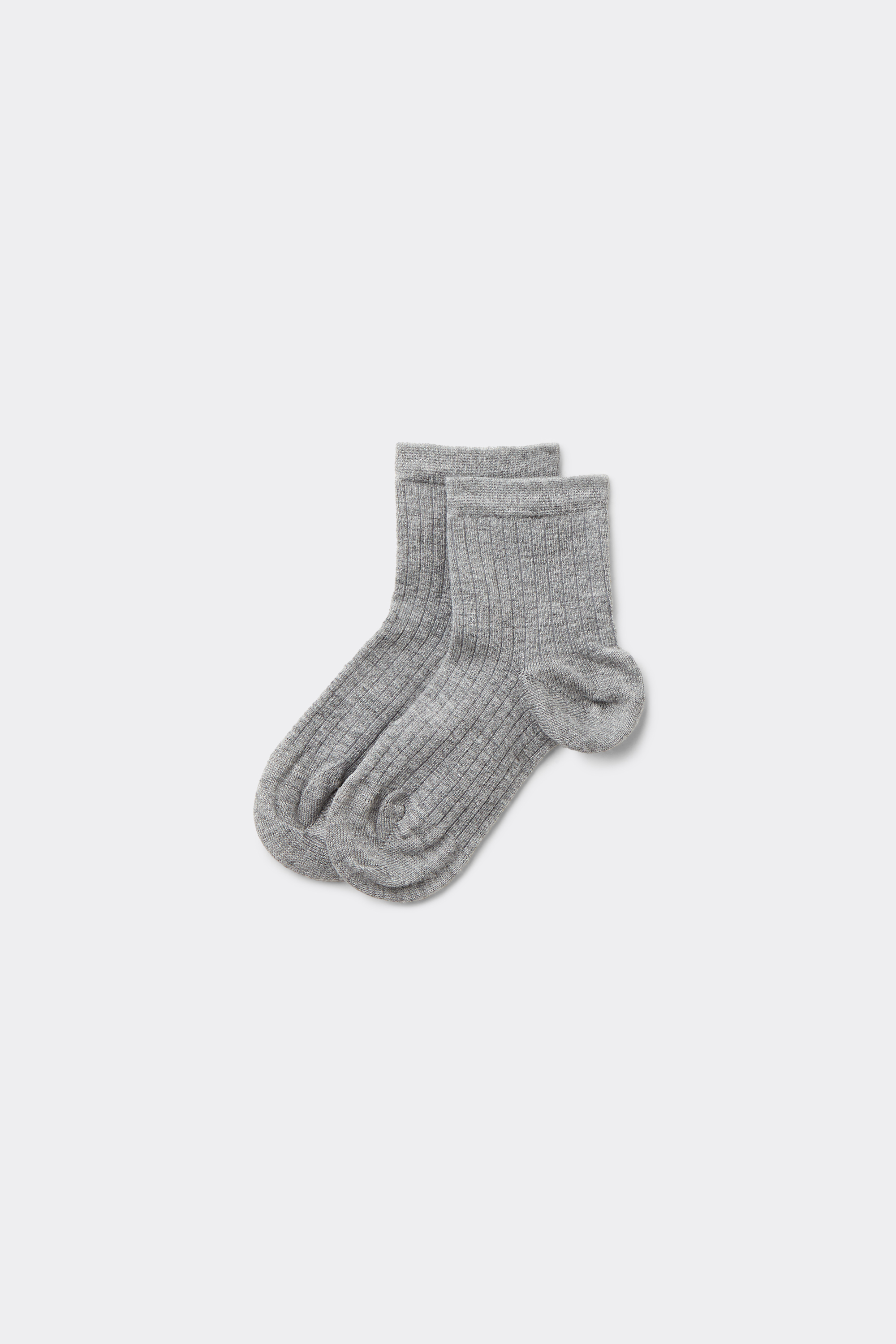Girls&rsquo; Short Glitter Ribbed Viscose Socks