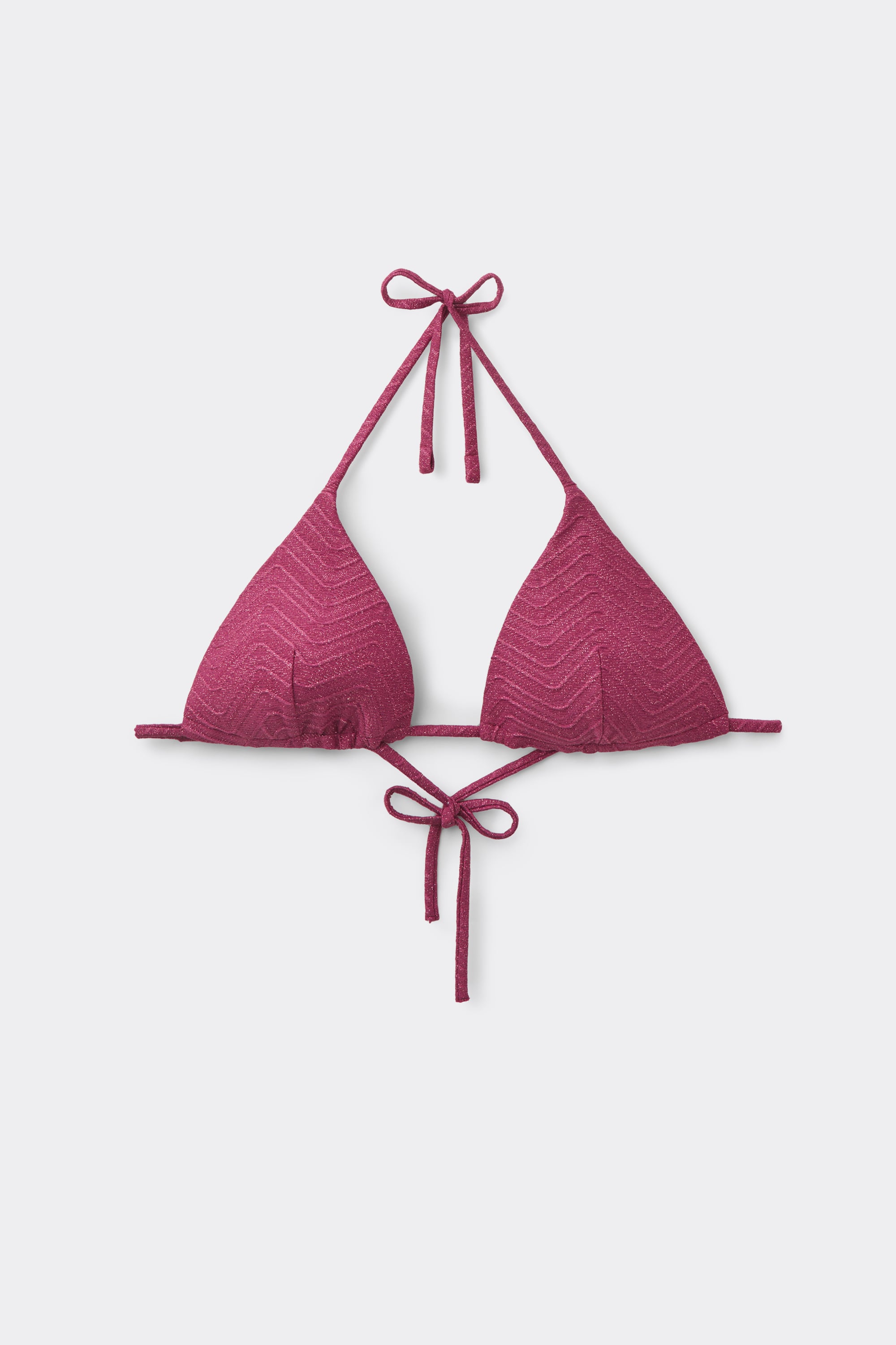 Biquini Triangle Lleugerament Enconxat Sparkling Touch Malva