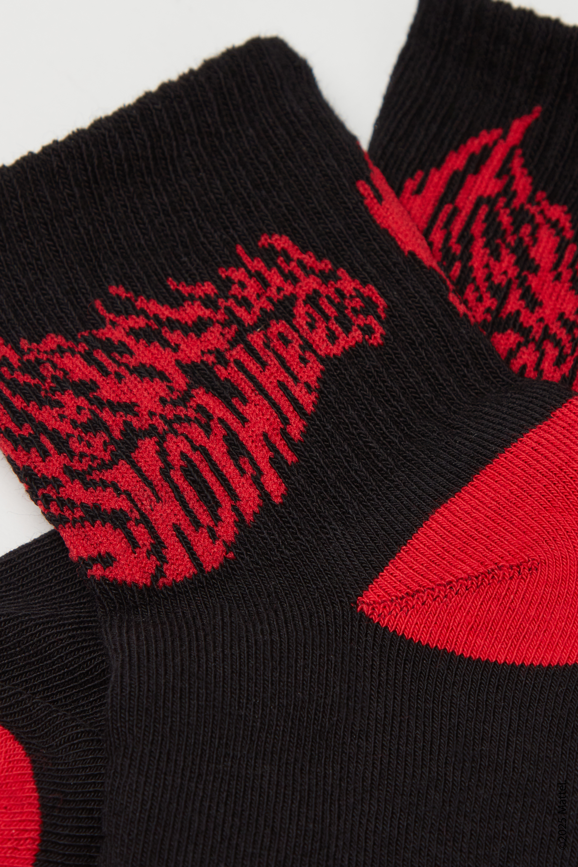 Boys&rsquo; Short Cotton Socks with Hot Wheels Print