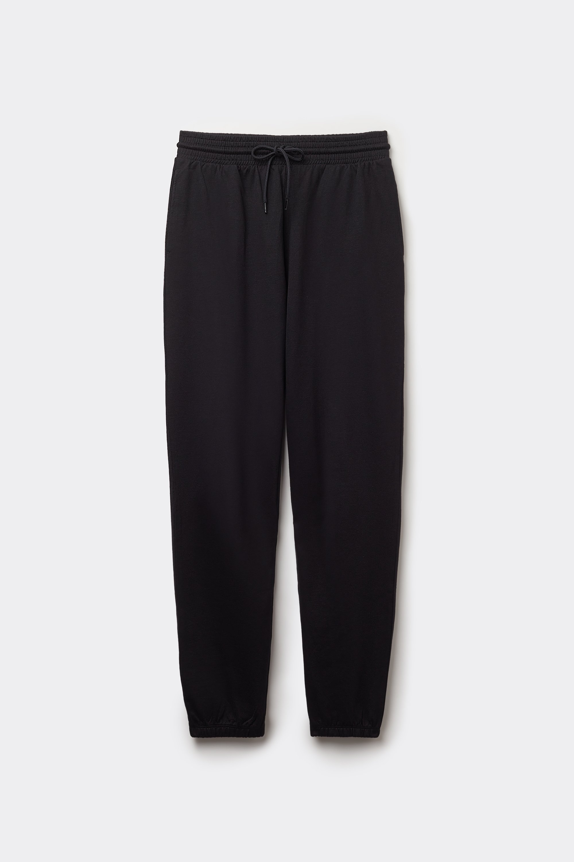 Jogger con Tasche a Filetto e Coulisse