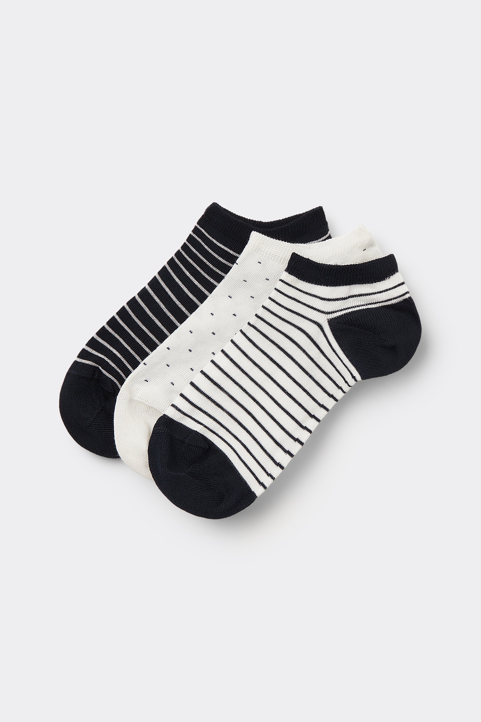 3&nbsp;Пари Бавовняних Коротких Шкарпеток для Жінок